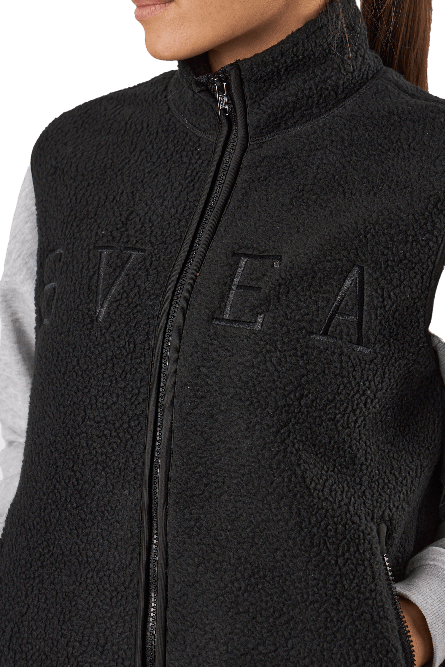 Teddy Pile Vest Black - Bild 5