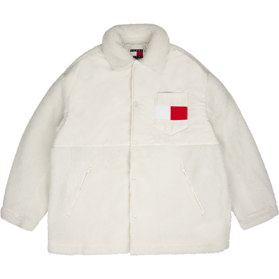 Tjcu Teddy Mix Coach Jacket Beige