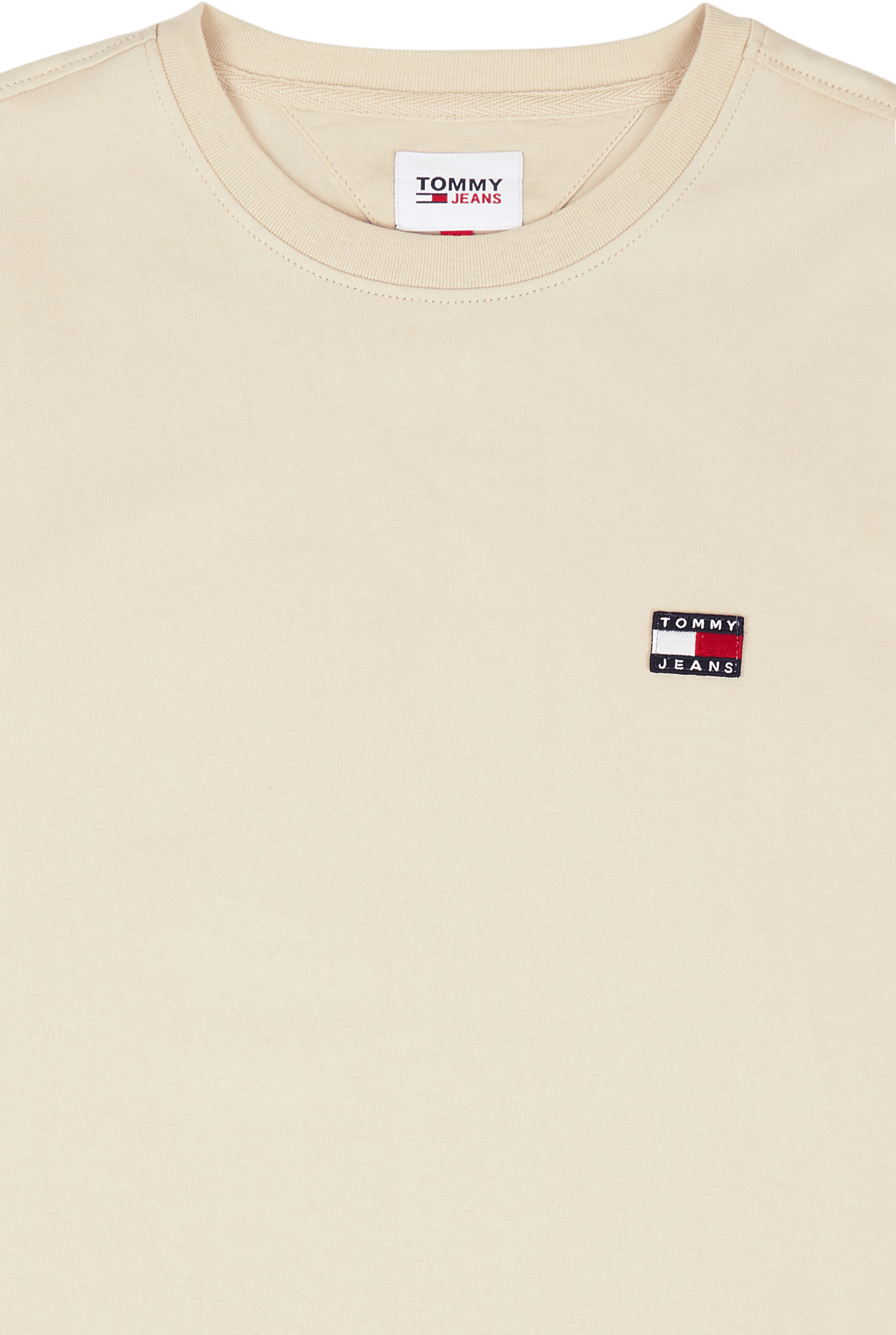 Tjm Clsc Tommy Xs Badge Tee Beige - Bild 3