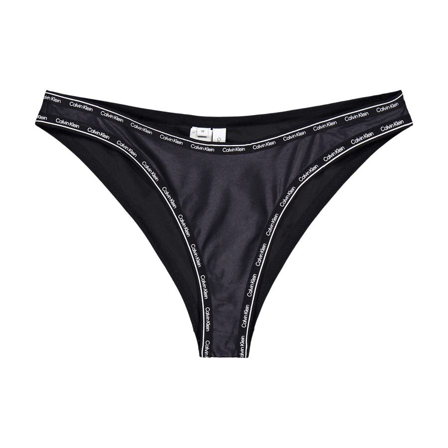 High Leg Cheeky Bikini Black