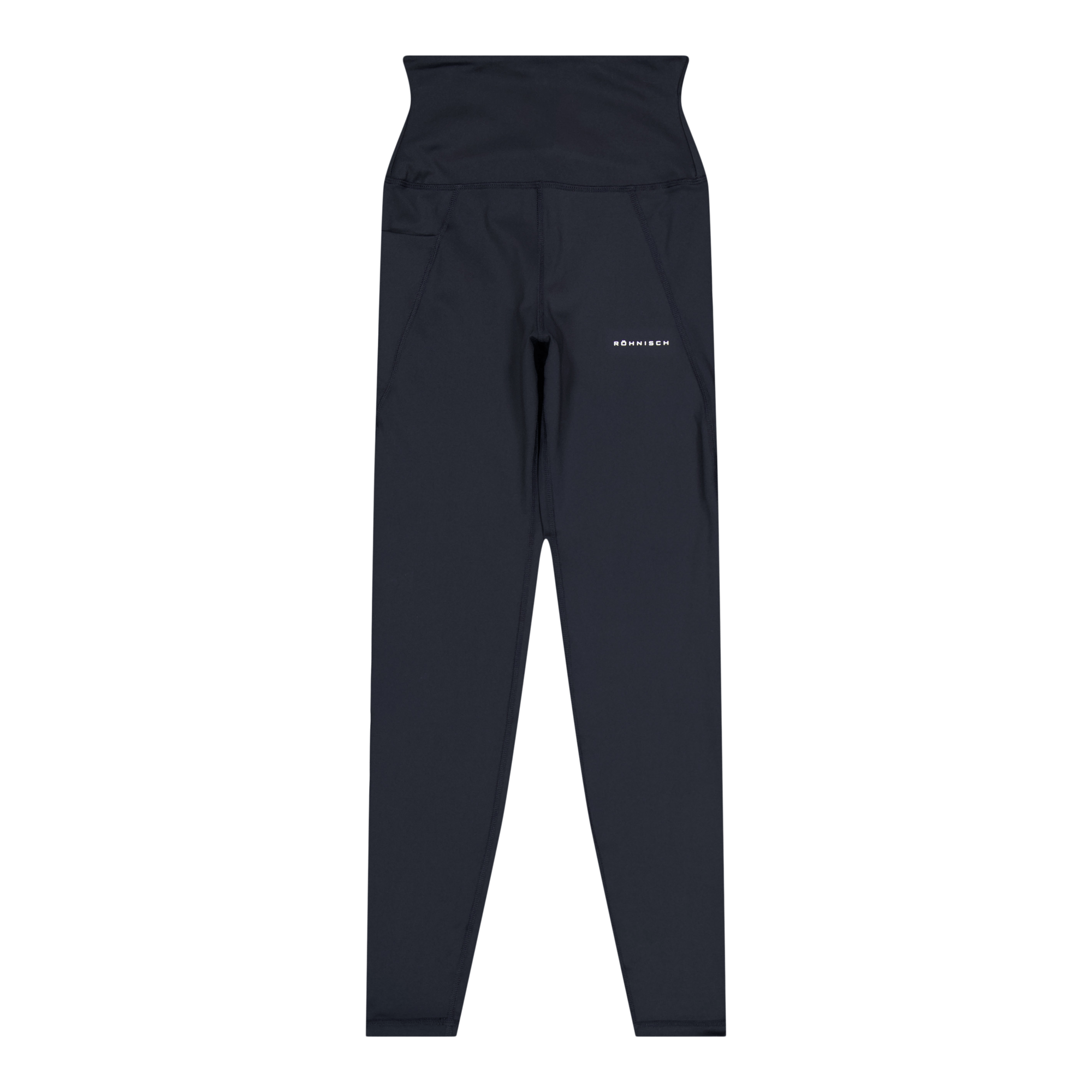 Flattering Curved High Waist T Black