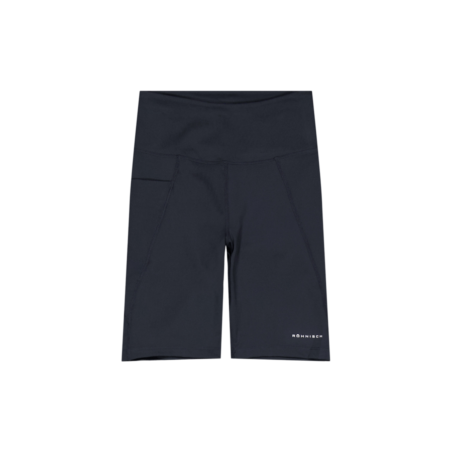 Flattering High Waist Bike Tig Black