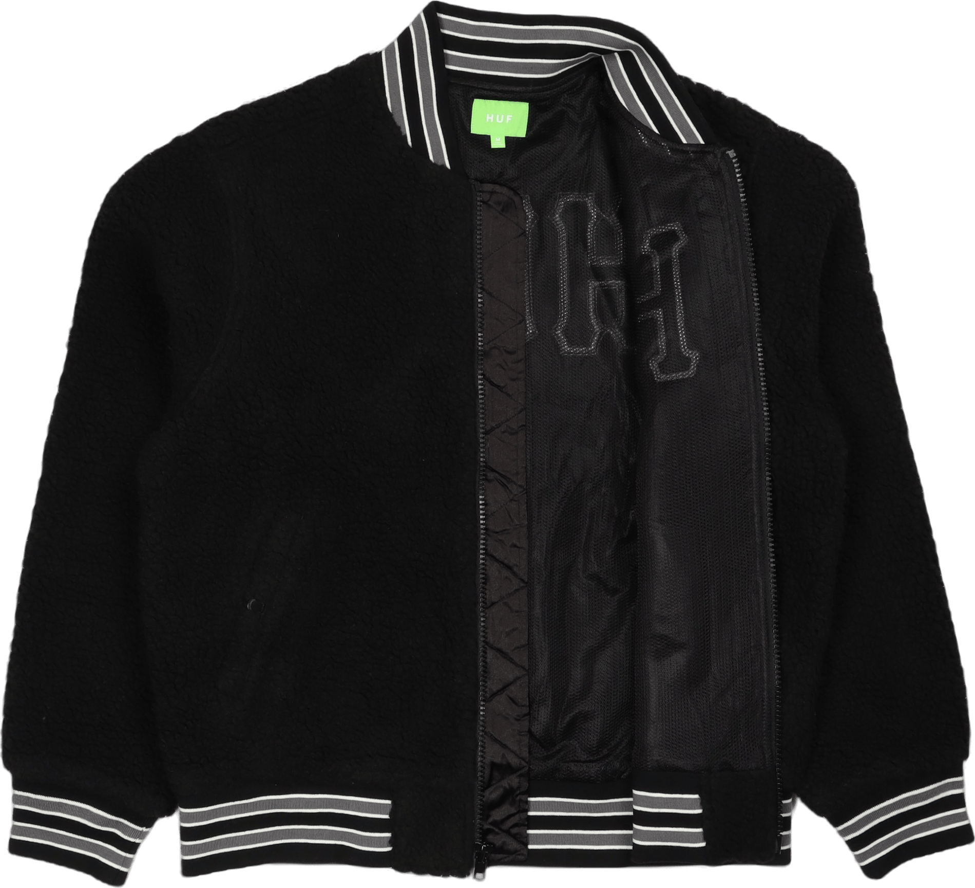 Sherpa Varsity Jacket Black - Bild 4