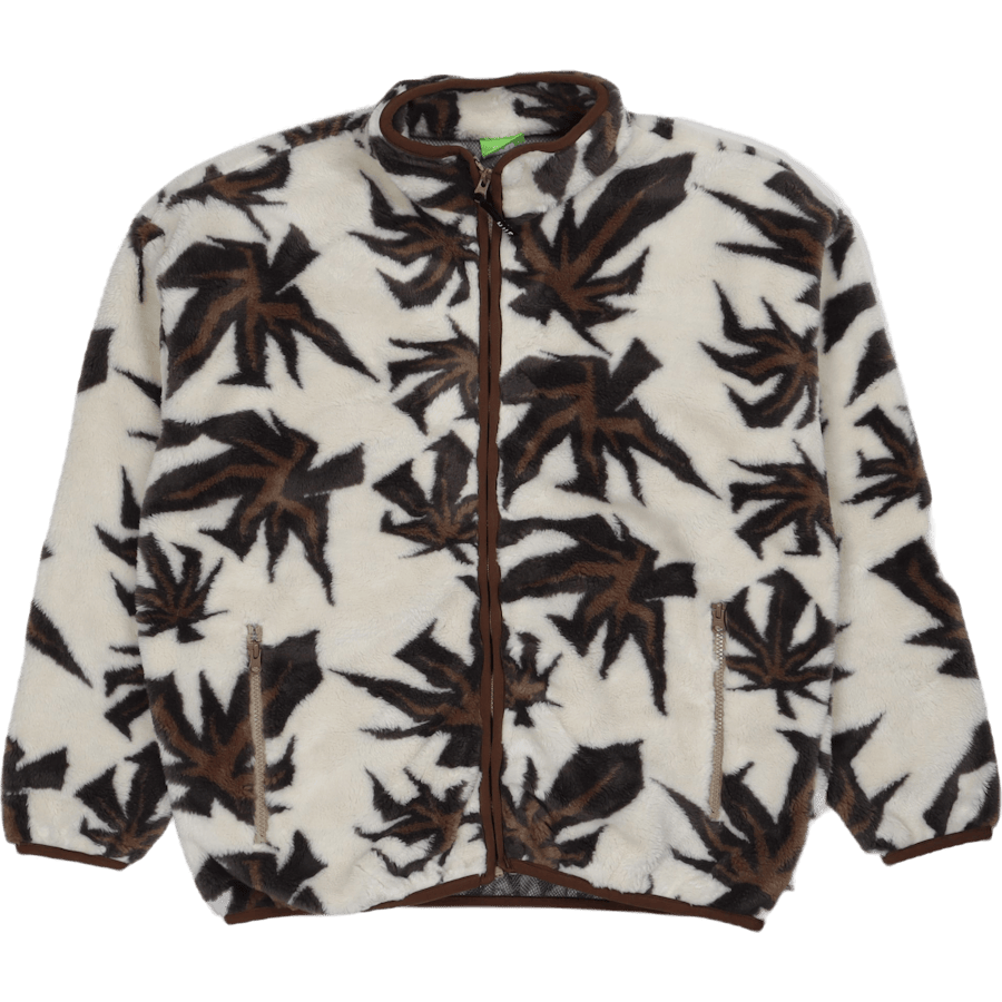 Lowell Jacquard Sherpa Zip Natural