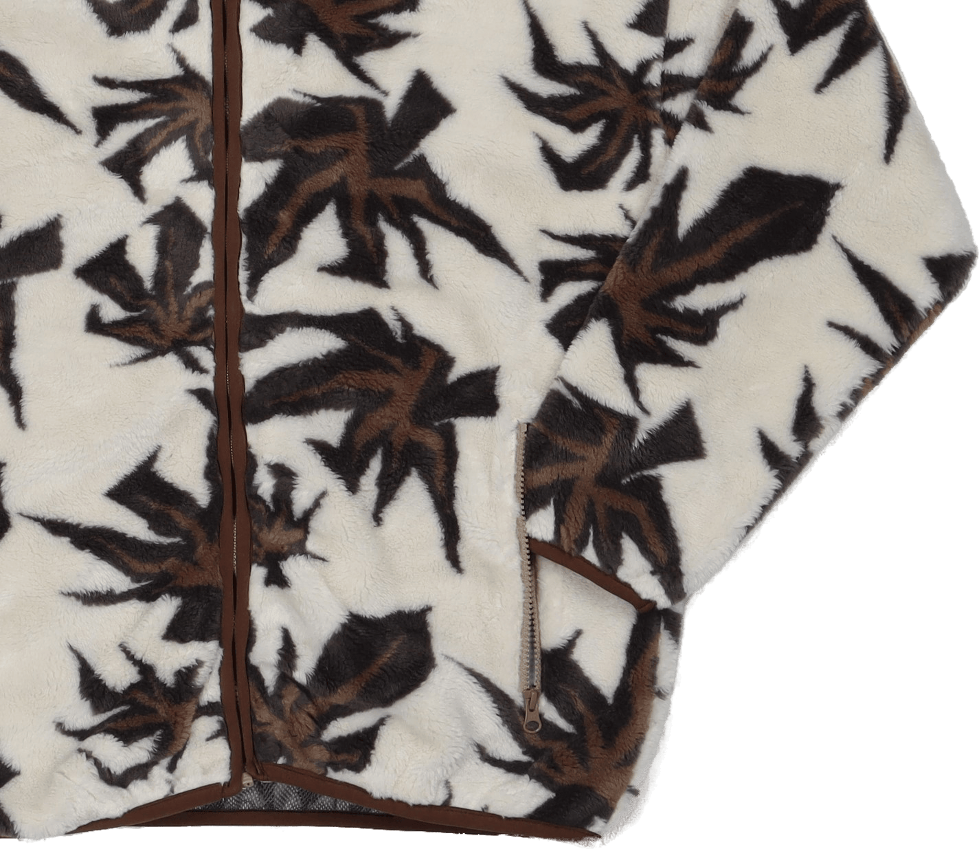 Lowell Jacquard Sherpa Zip Natural - Bild 3