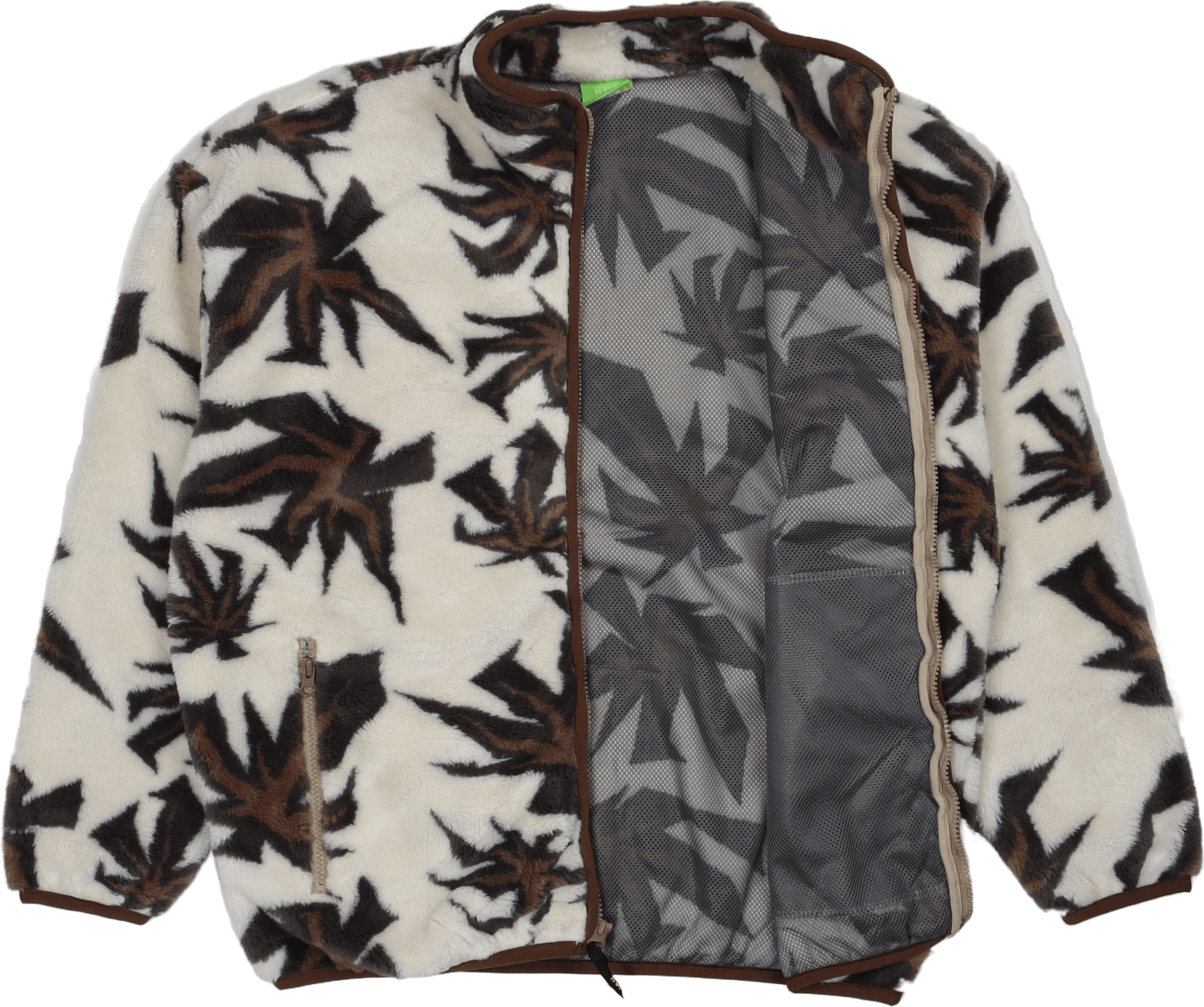 Lowell Jacquard Sherpa Zip Natural - Bild 4