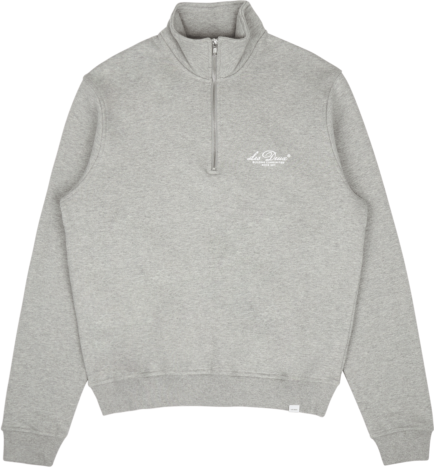 Les Deux Cedric Half-zip Sweatshirt  Mélange