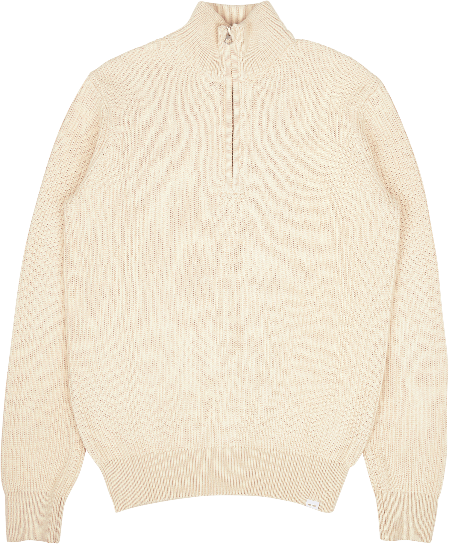 Les Deux Fletcher Rib Half Zip Knit