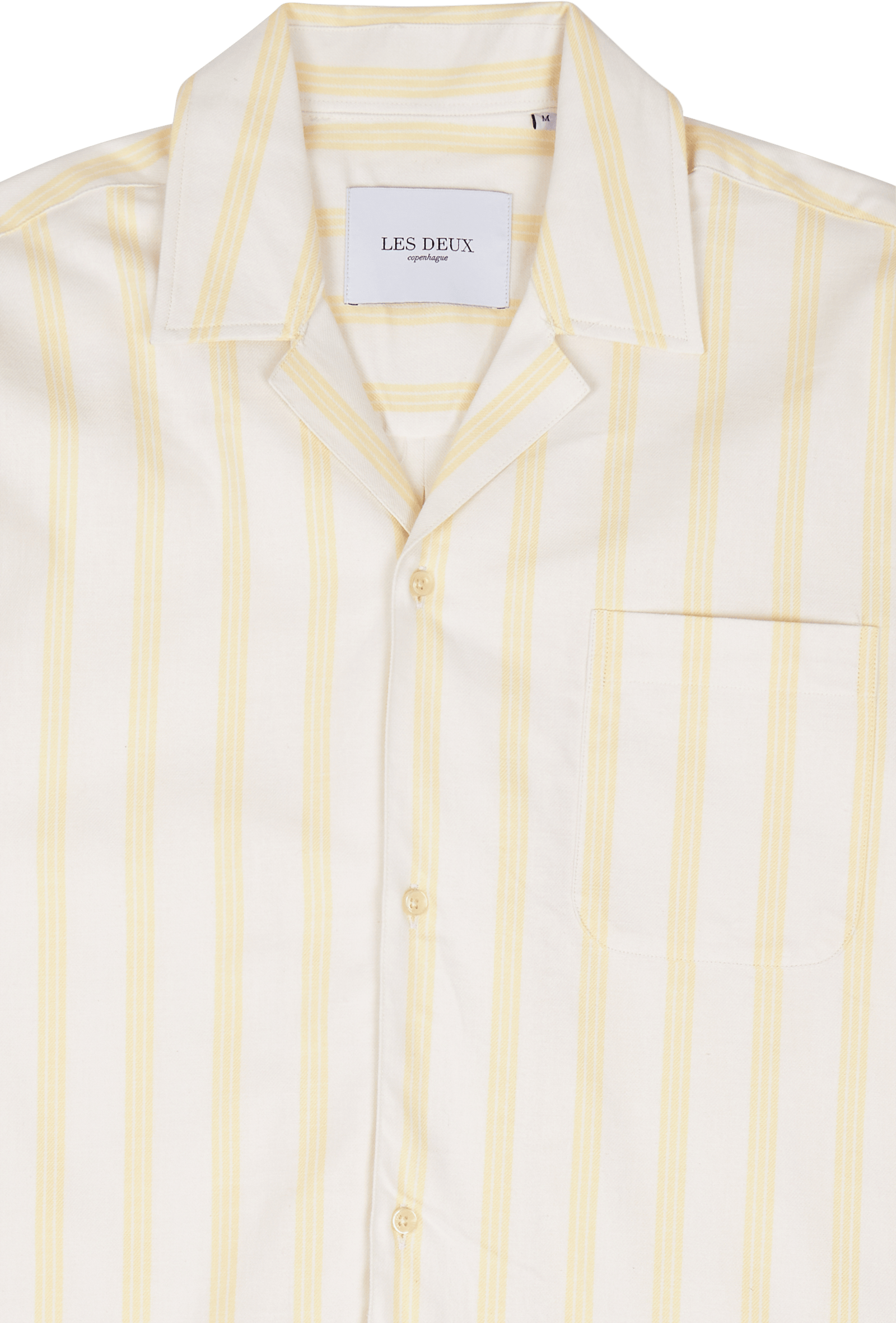 Les Deux Lawson Stripe Ss Shirt lemon Sorbet - Bild 3