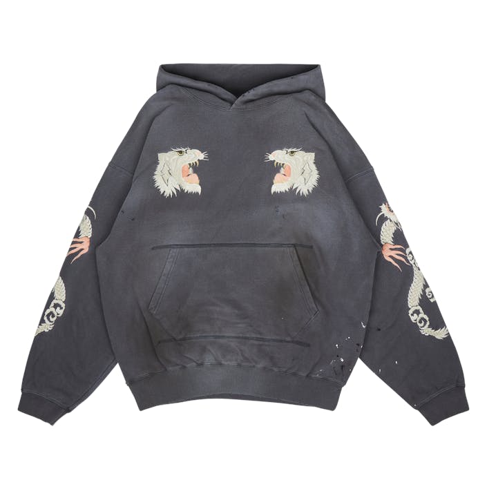 Savage-s Hooded Ls . Co Gy, Male, Odevy, Hoodies & Sweatshirts, M