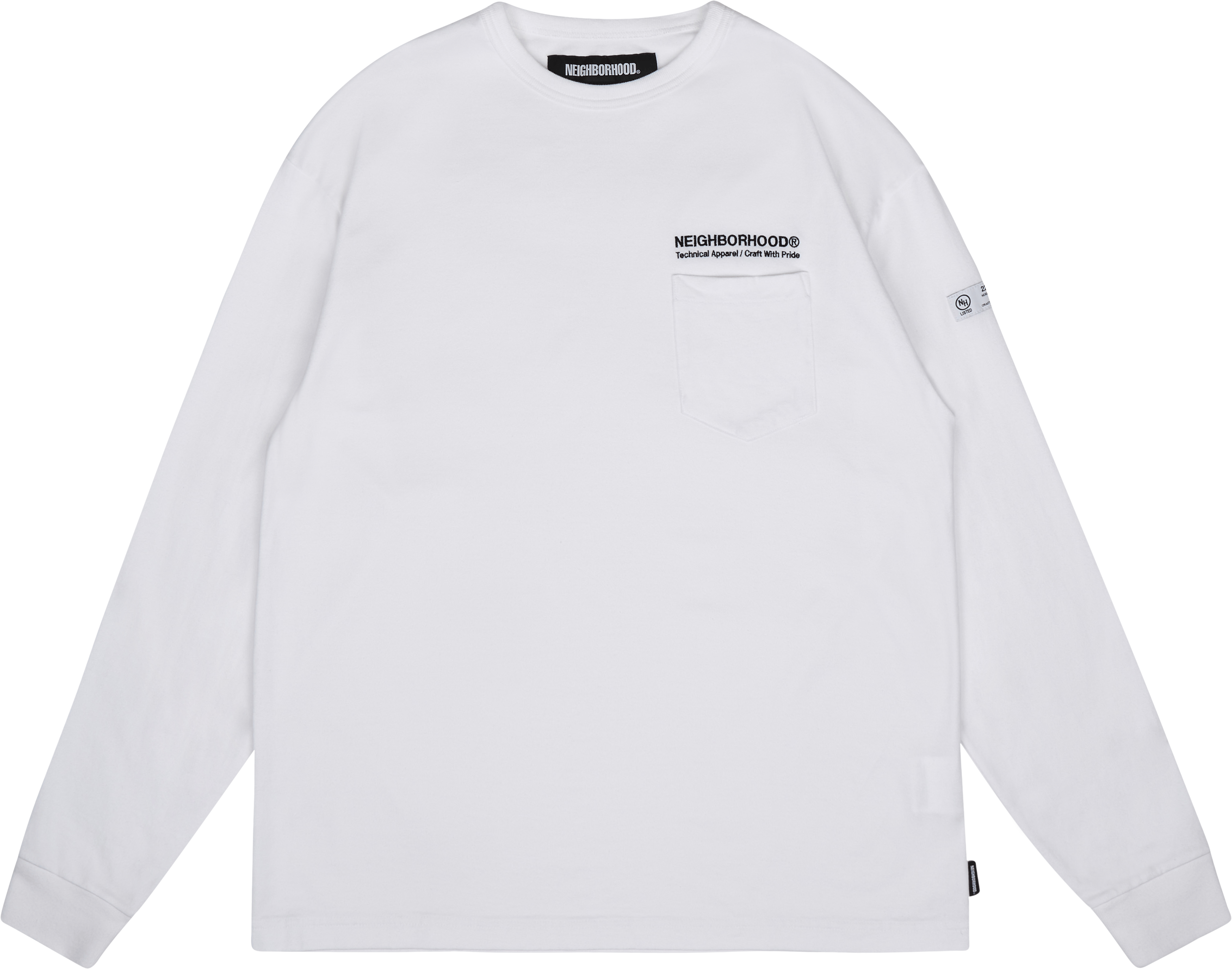 Classic-p Crewneck Ls . Co Wh
