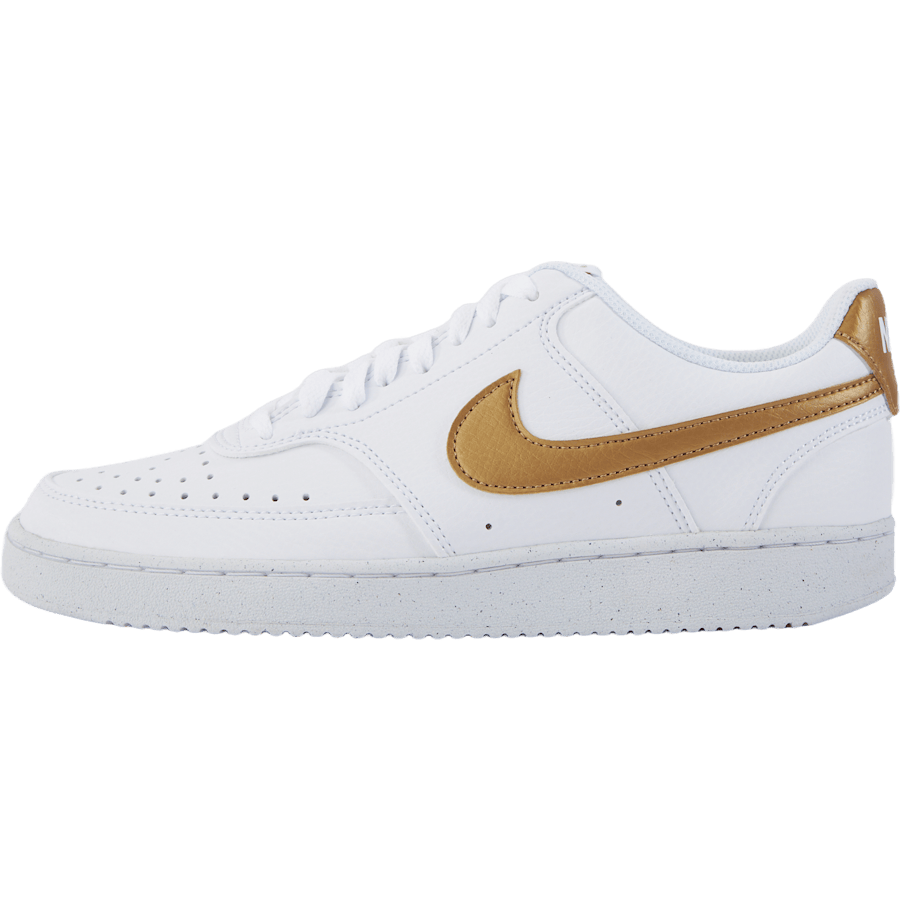 Court Vision Low Next Nature Women’s Shoes WHITE/METALLIC GOLD-WHITE