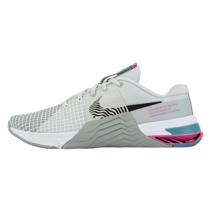 Metcon 8 Women's Training Shoes LIGHT SILVER/BLACK-MICA GREEN, Female, Shoes, Training shoes, Workout, Grey, EU 40,5
