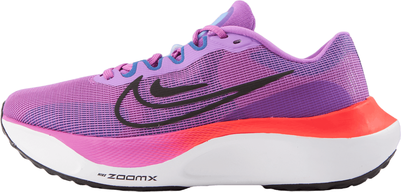 Zoom Fly 5 Women's Road Running Shoes FUCHSIA DREAM/BLACK-RACER BLUE, Female, Topánky, Bežecké topánky, Beží, Viacfarebná, EU 37,5
