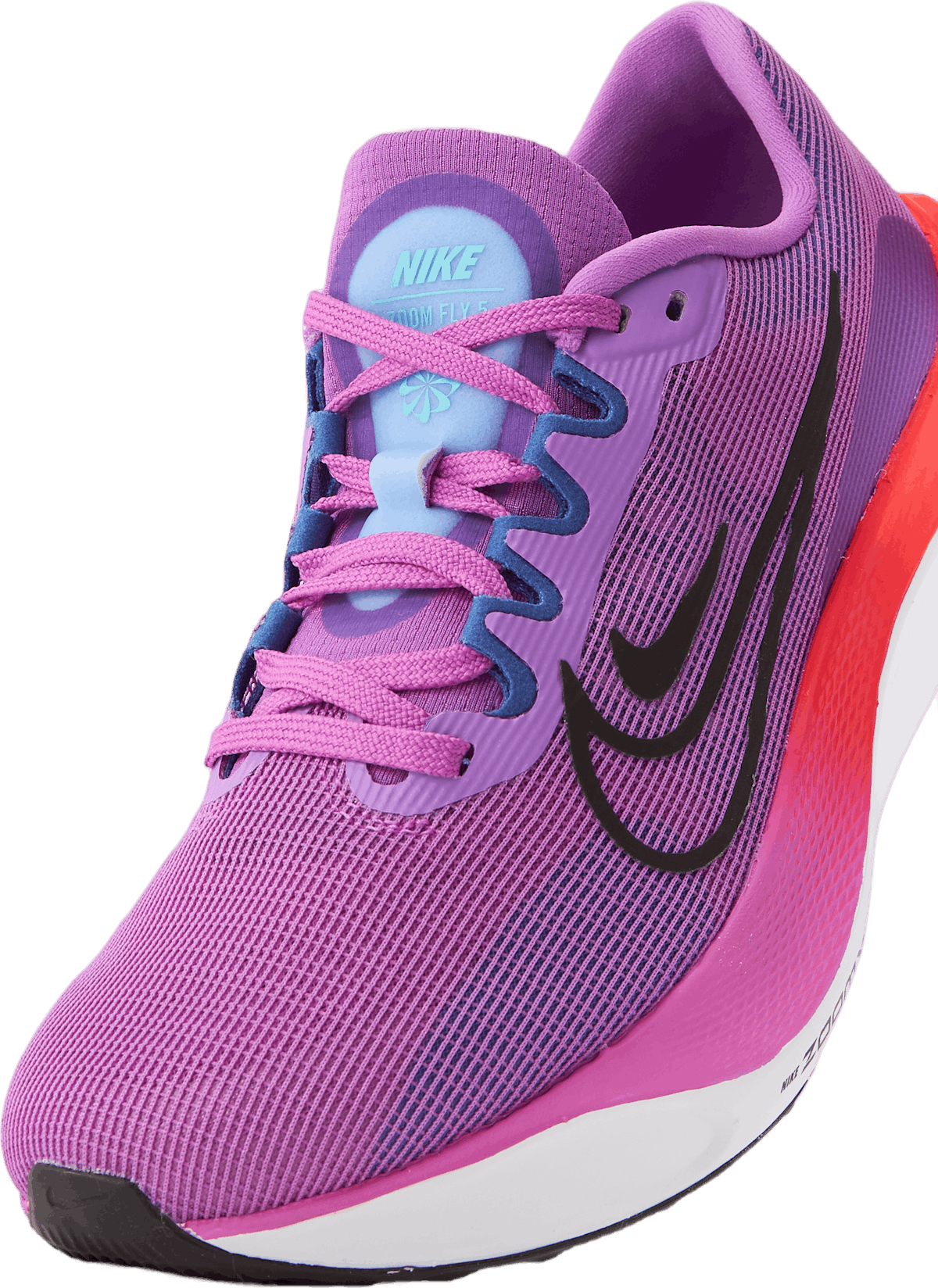 Zoom Fly 5 Women's Road Running Shoes FUCHSIA DREAM/BLACKRACER BLUE