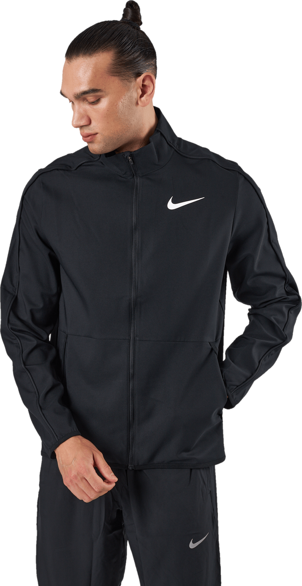 Dri-FIT Men's Woven Training Jacket BLACK/BLACK/WHITE, Male, Kläder, jackor, Träning, Svart, S