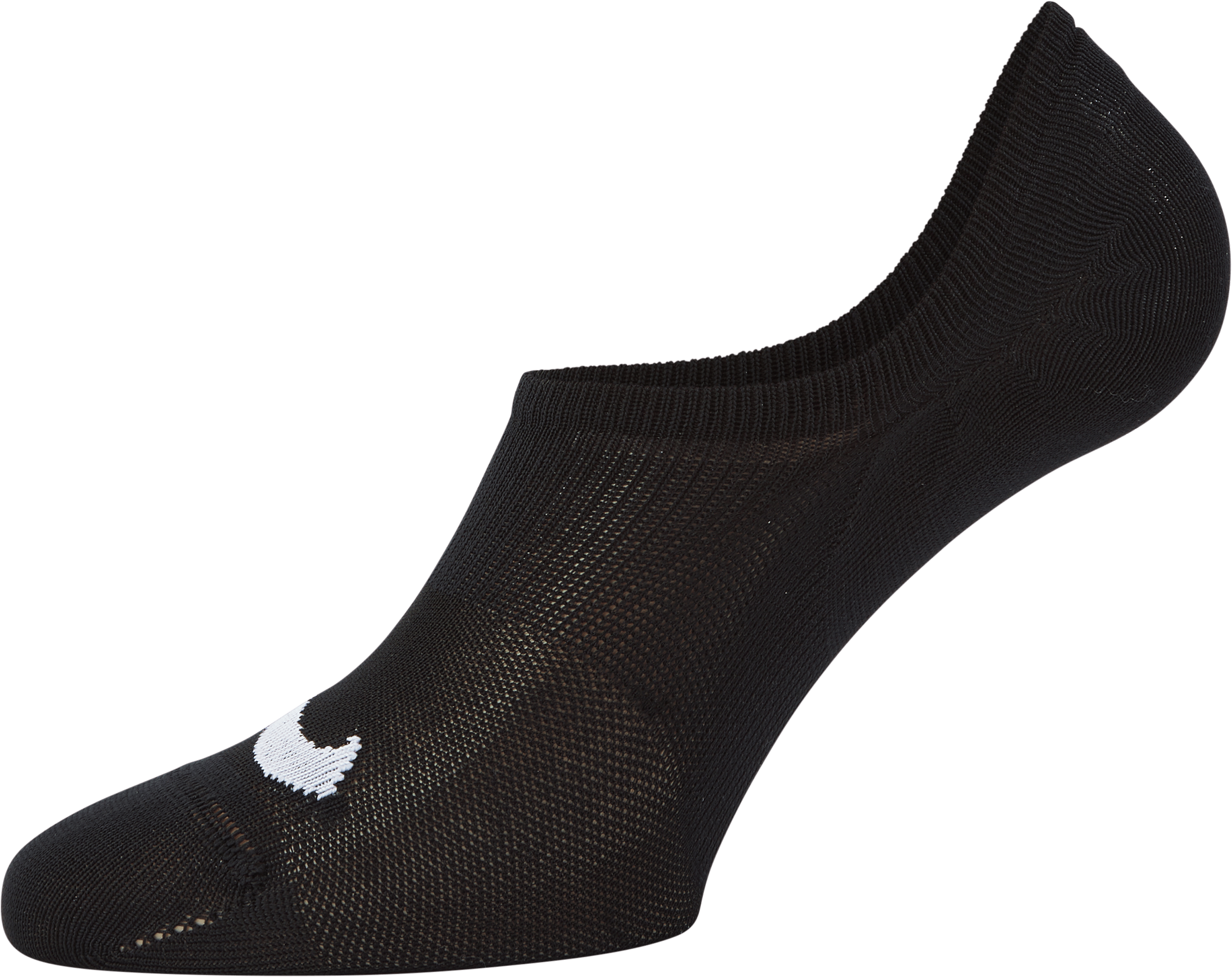 Everyday Plus Lightweight Women’s Training Footie Socks (3 Pairs) BLACK/WHITE