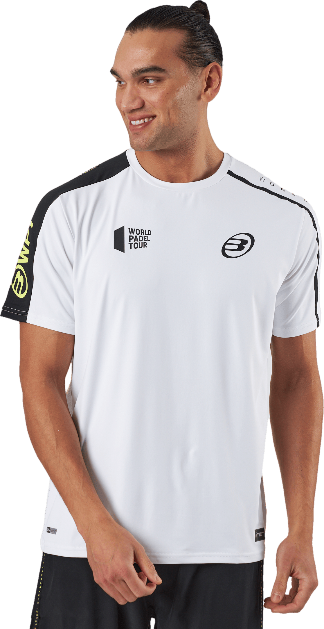 Liron White, Male, Apparels, T-shirt, Padel, White, S