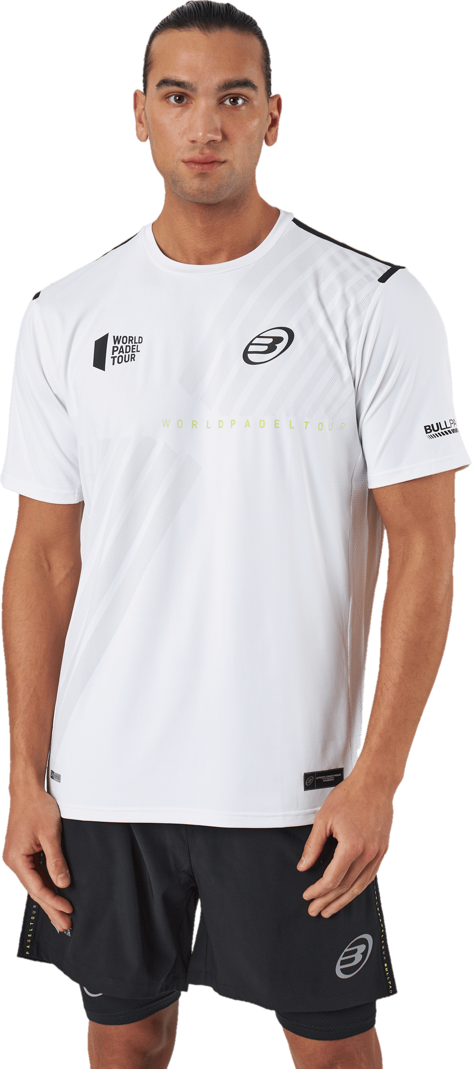 Logro White, Male, Apparels, T-shirt, Padel, White, S