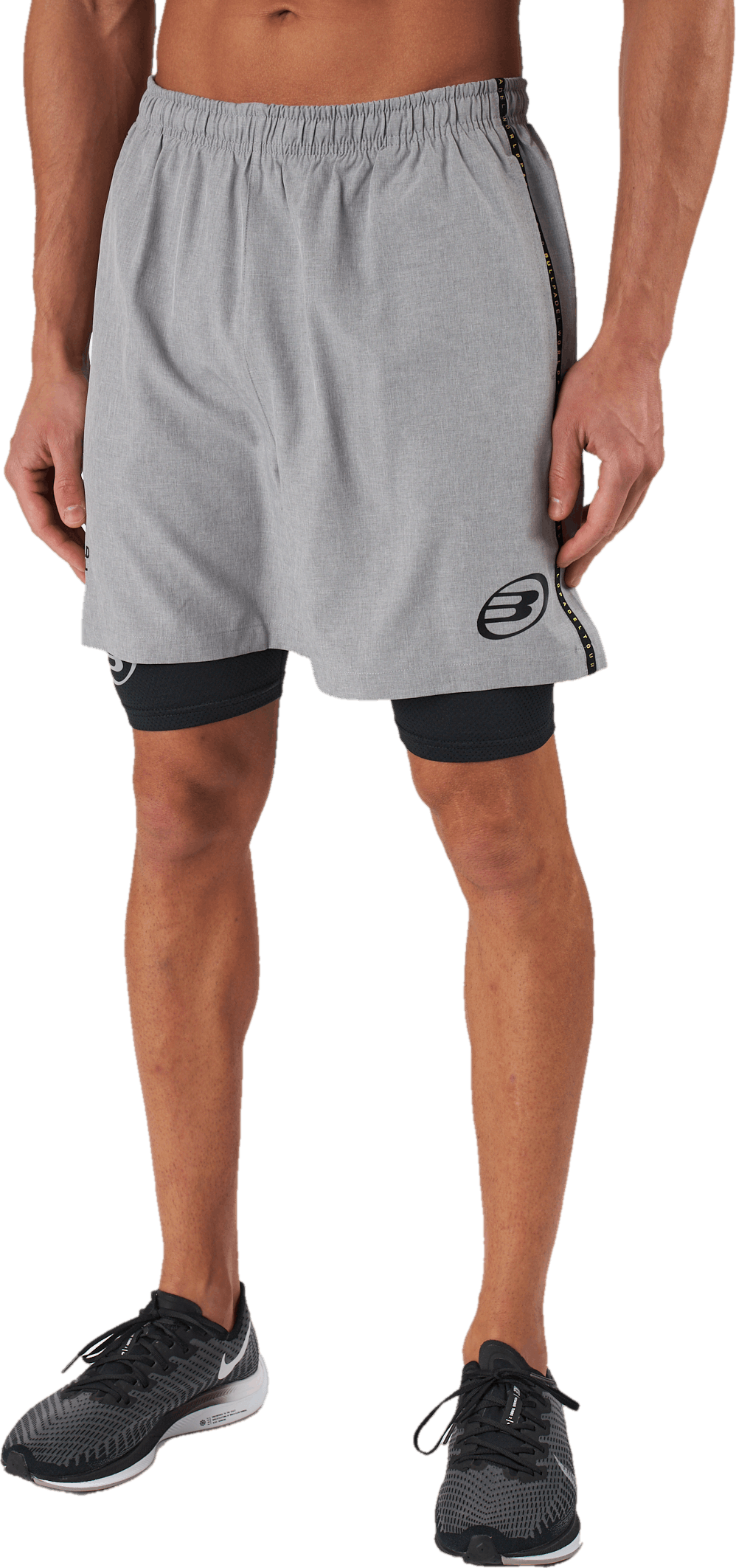 Lirio Gray, Male, Kleding, Korte broek, Padel, Grijs, S