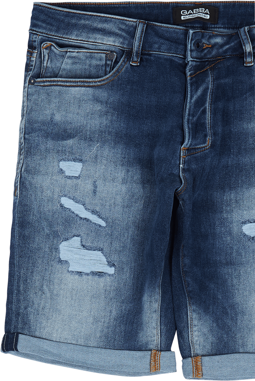 GABBA Jason K3787 Sanza Shorts 5002  Denim - Bild 3