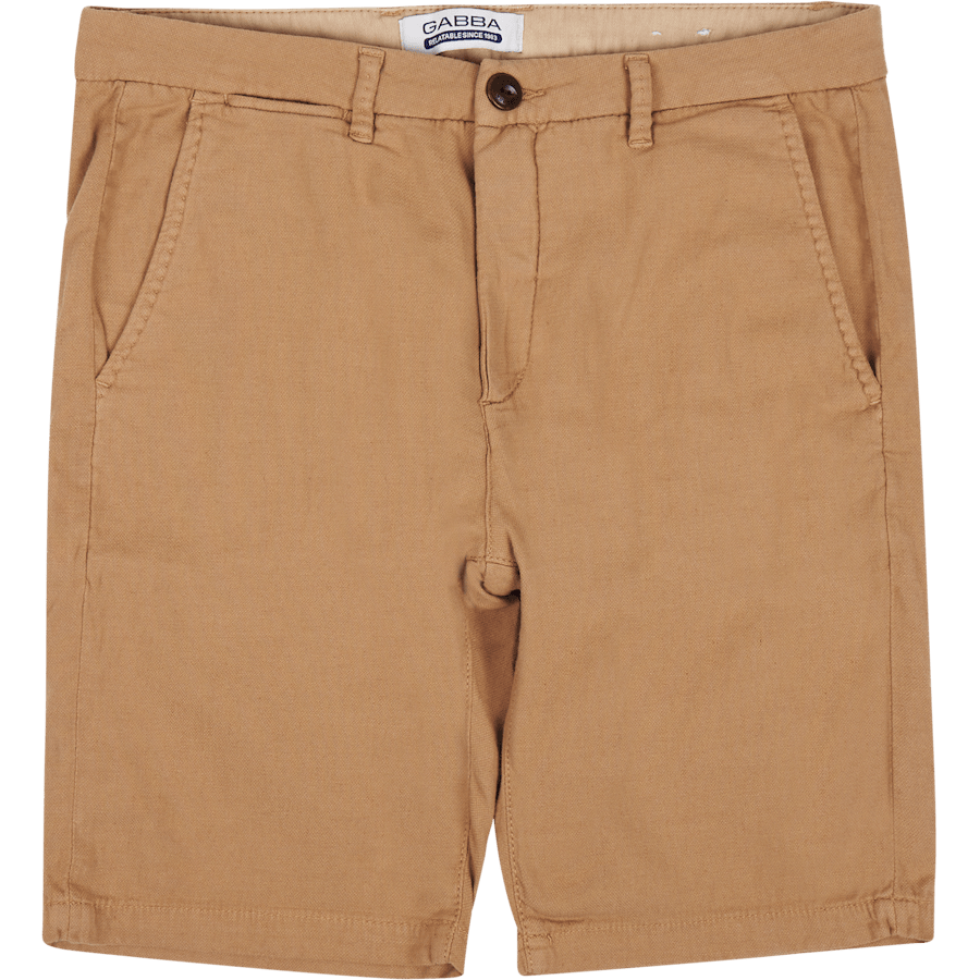 GABBA Jason Broke Linen Chino Short 0191 Humus