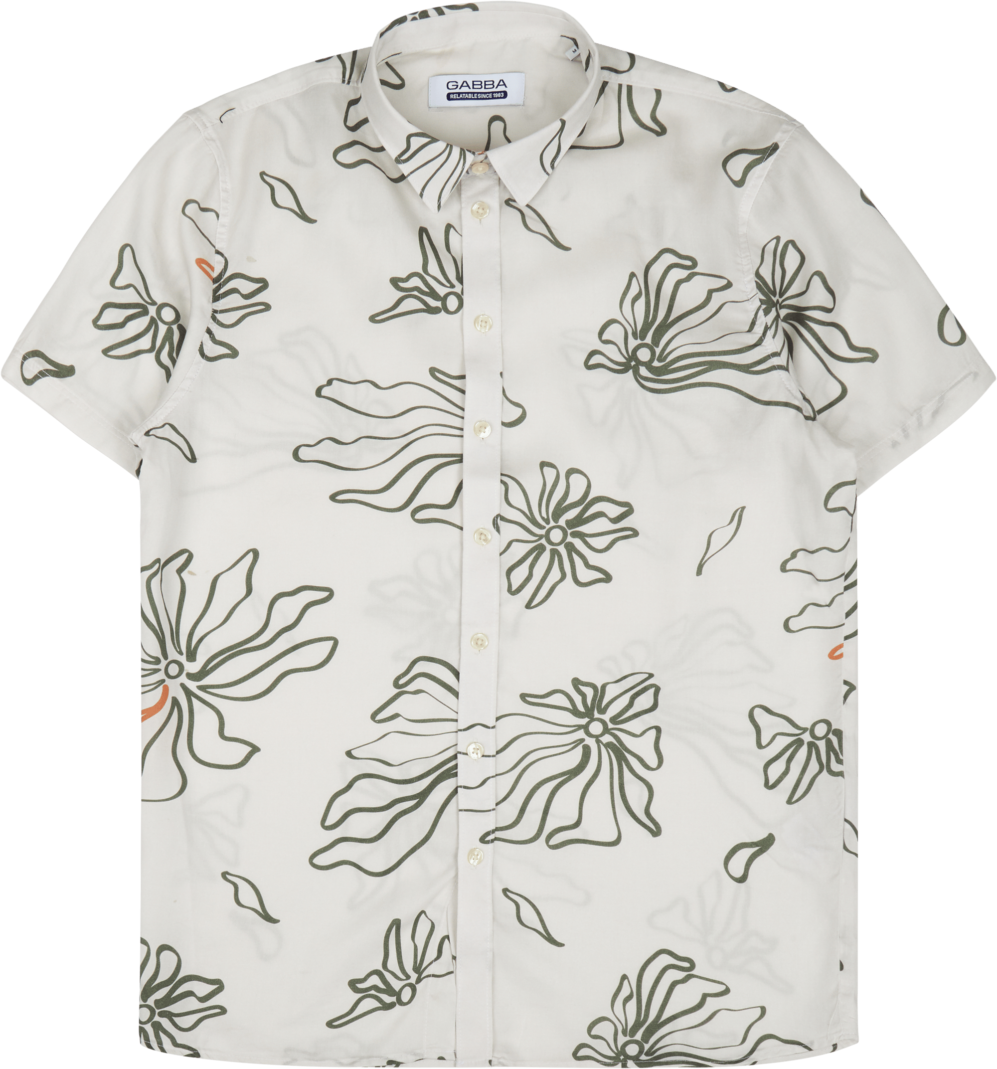 GABBA Seoul Aop Tencel Ss Shirt 0013