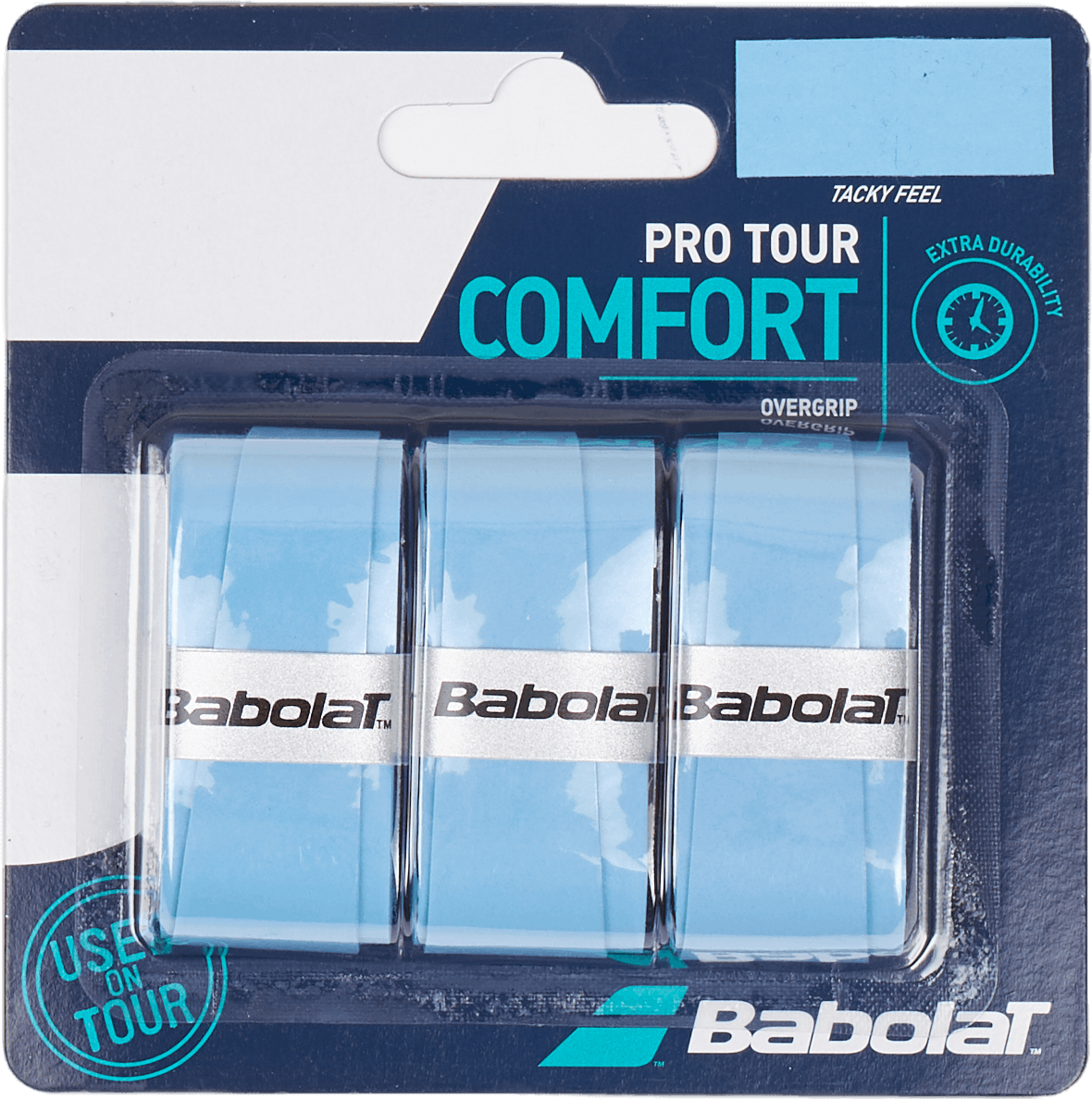 Pro Tour 3-pack Blue, Unisex, Utrustning, grepp, Padel, Vit, ONESIZE