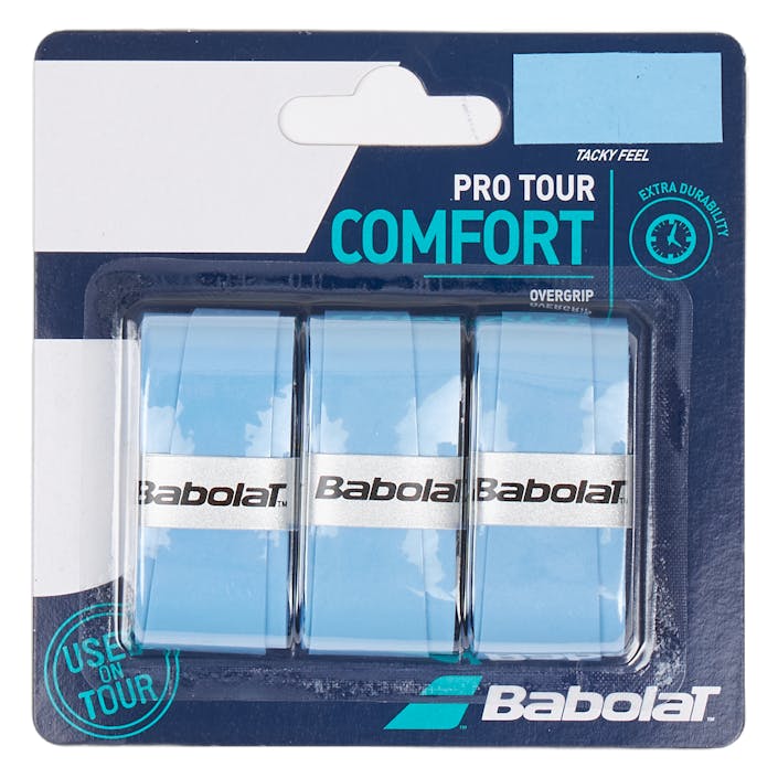 Pro Tour 3-pack Blue, Unisex, Utrustning, grepp, Padel, Vit, ONESIZE