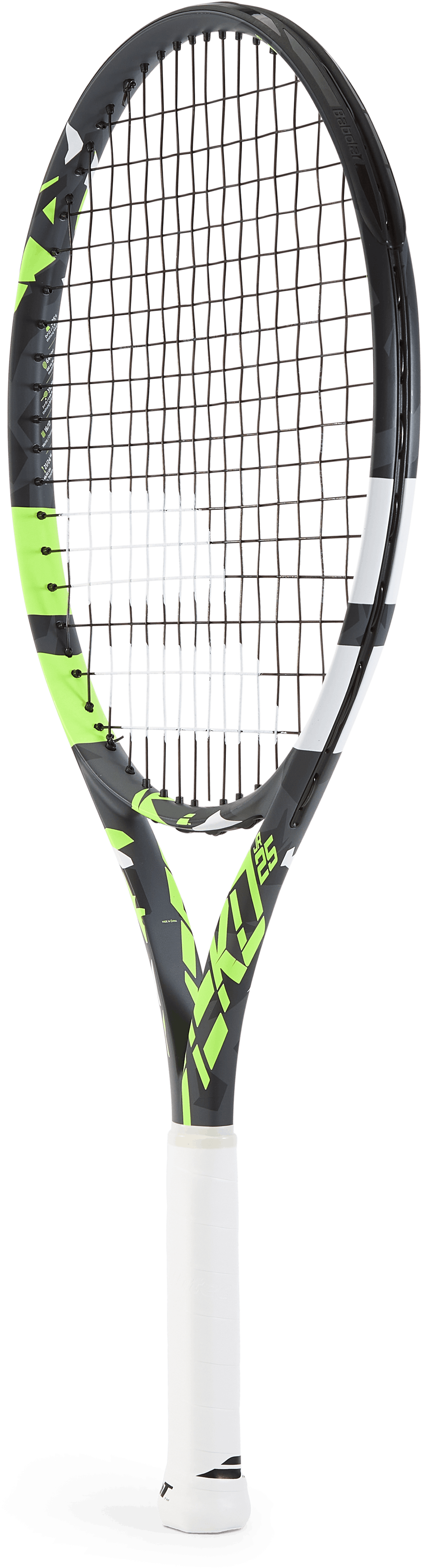 Aero Junior 25 Gray Yellow, Unisex, Attrezzature, racchette, Tennis, Bianca, ONESIZE