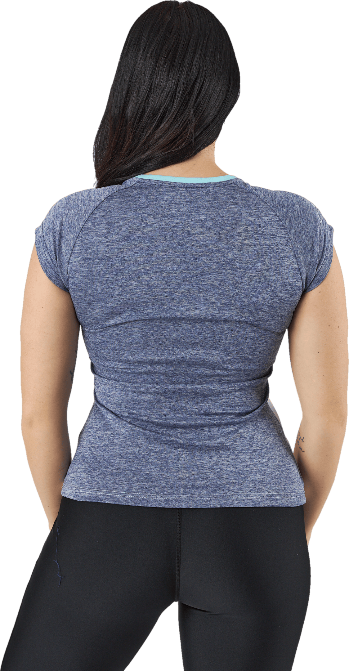 Cap Sleeve Top Play White Blue - Bild 3