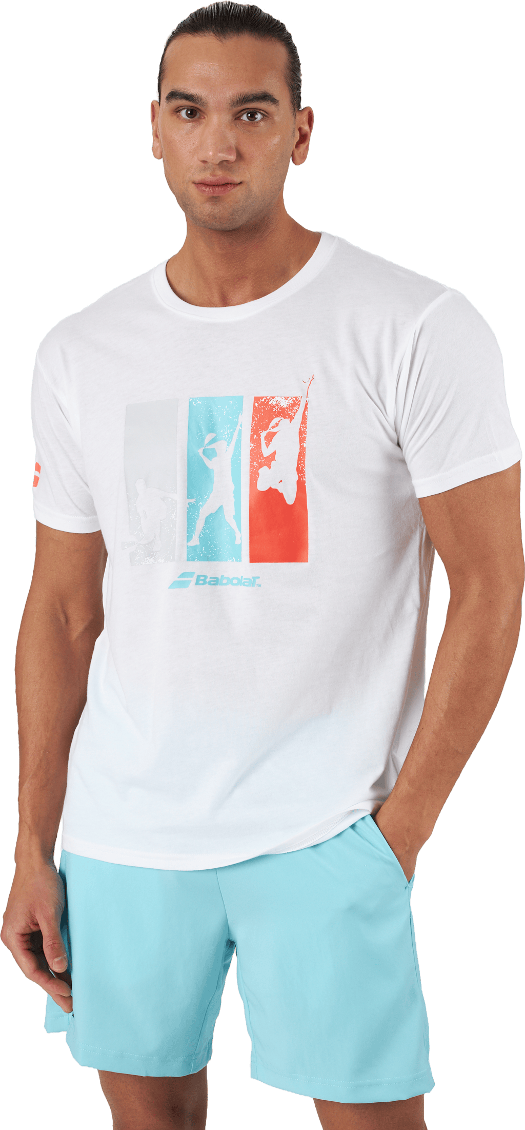 T-shirt Padel Cotton White