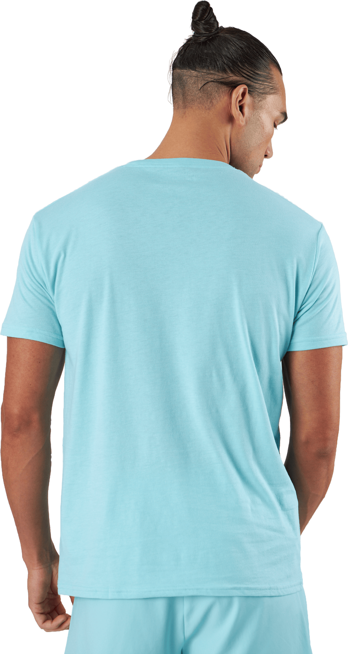 T-shirt Padel Cotton Turquoise - Bild 3
