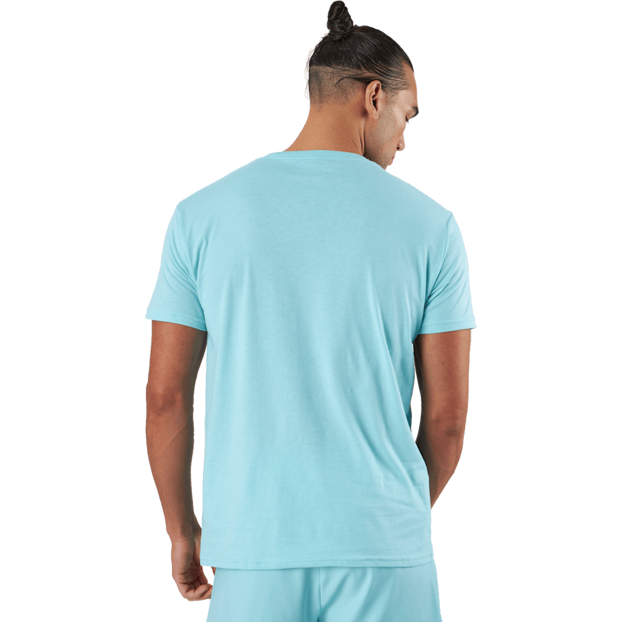 T-shirt Padel Cotton Turquoise - Bild 3