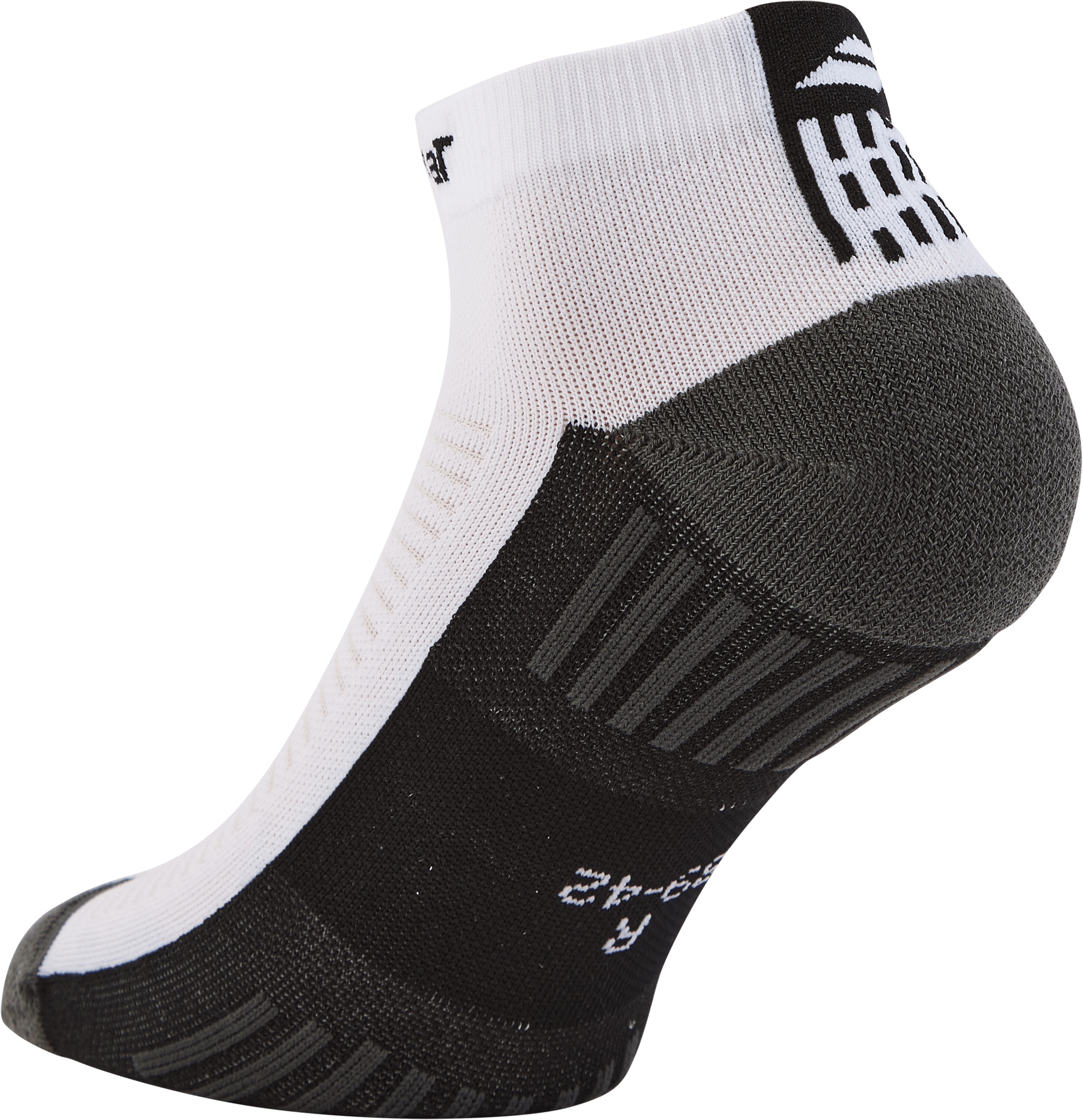 Padel Quarter Socks White Black - Bild 2