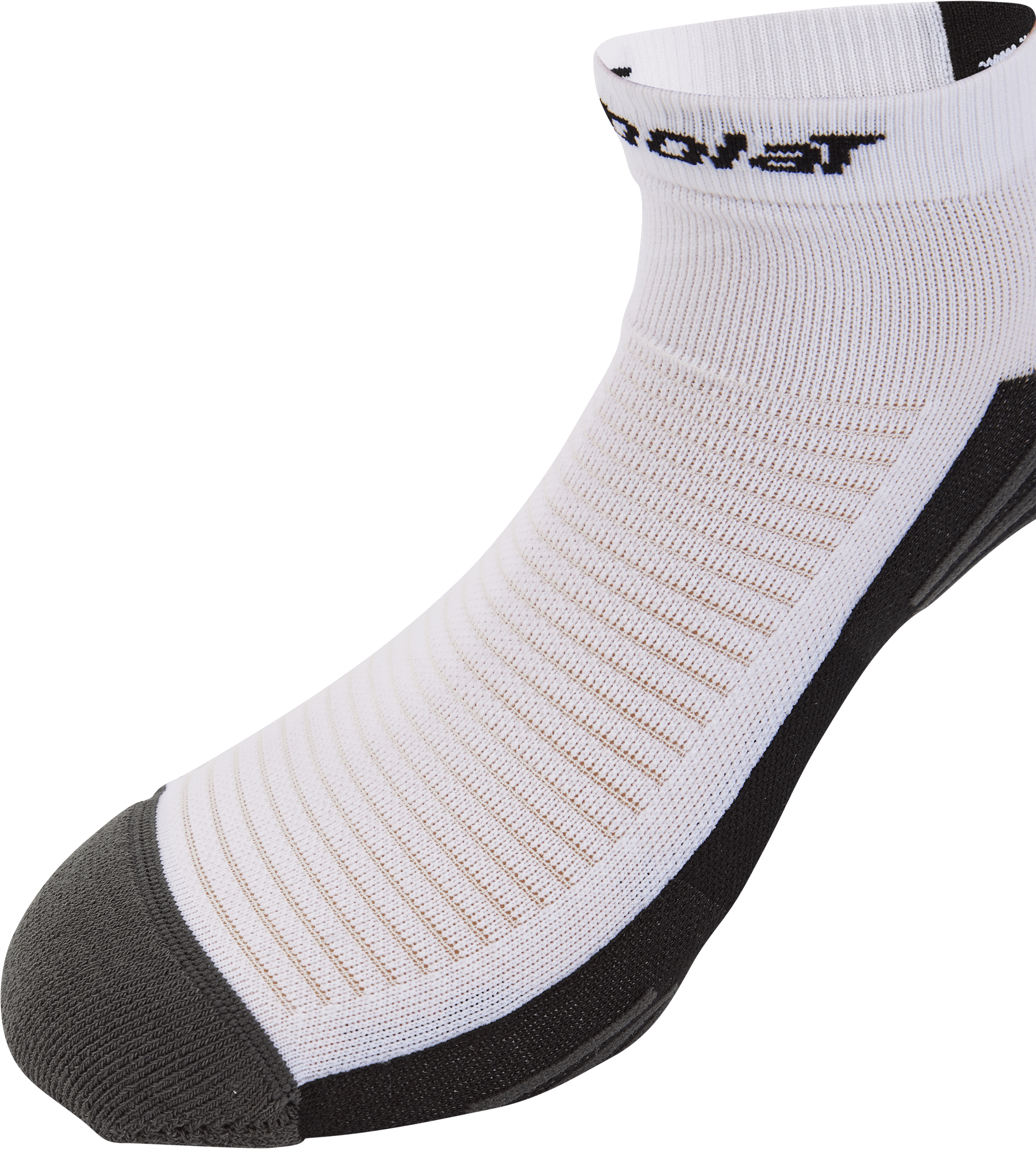 Padel Quarter Socks White Black - Bild 3