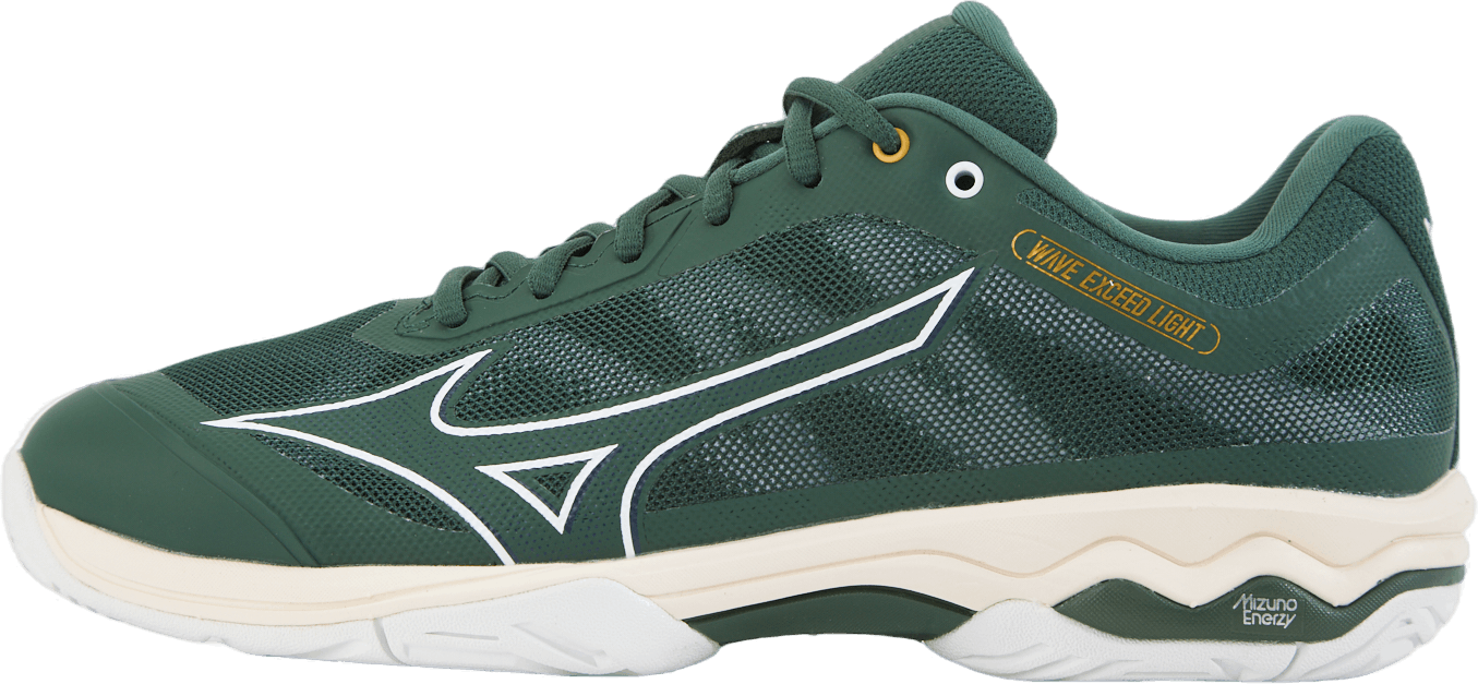 Wave Exceed Light Ac Pineneedle/white/papyrus, Male, Skor, Träningsskor, Squash, EU 46