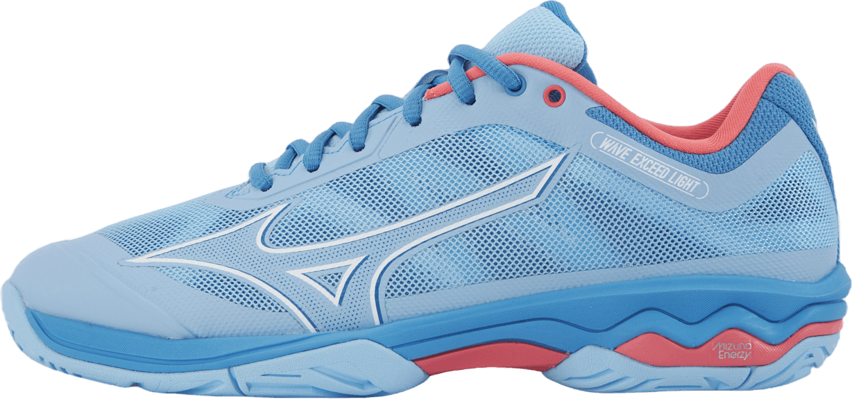 Wave Exceed Light Ac Dutch Cana/white/tea Rose, Female, Skor, Träningsskor, Squash, Blå, EU 40,5