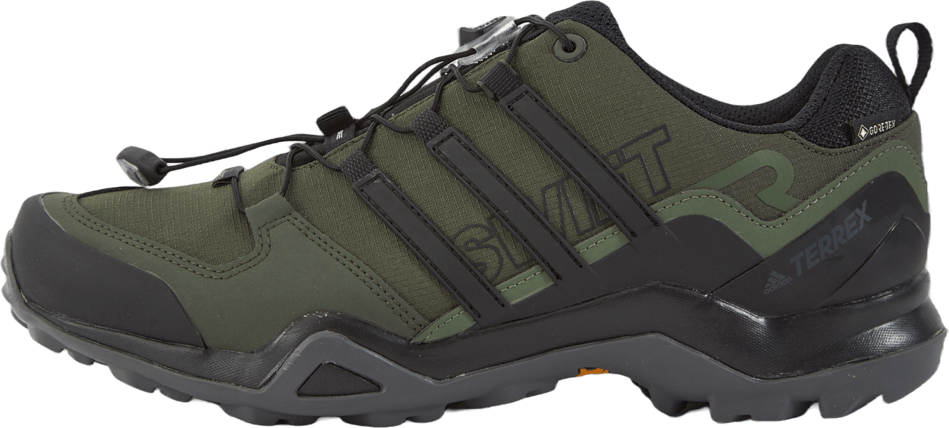 Terrex Swift R2 GTX Shoes Night Cargo / Core Black / Base Green, Male, Shoes, hiking shoes, Multi color, UK 7