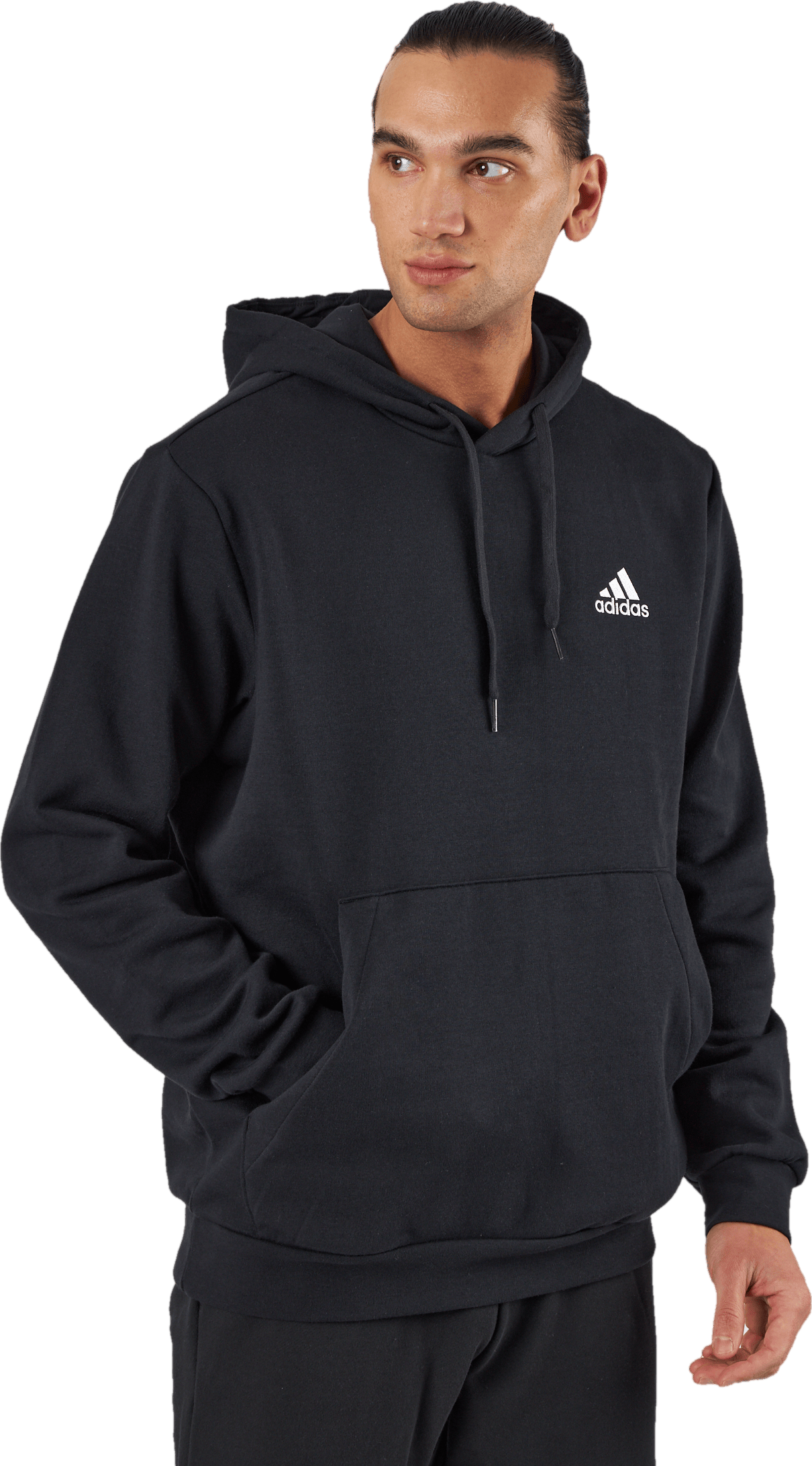 Essentials Fleece Hoodie Black - Bild 2