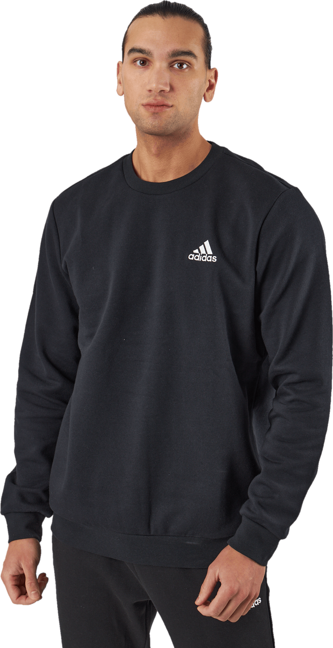 FEELCOZY ESSENTIALS FLEECE SWEATSHIRT Black / White