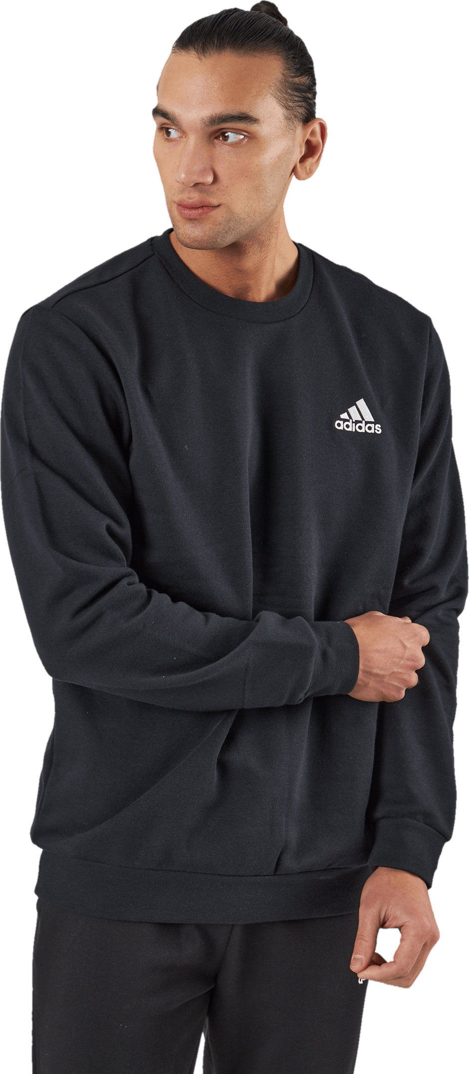 FEELCOZY ESSENTIALS FLEECE SWEATSHIRT Black / White - Bild 2