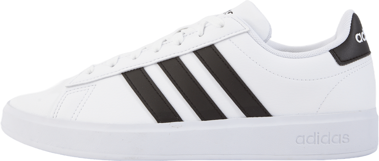 Grand Court Cloudfoam Lifestyle Court Comfort Shoes Cloud White / Core Black / Core Black, Female, Buty, Sneakersy, Sneakersy, Biały, EU 37 1/3