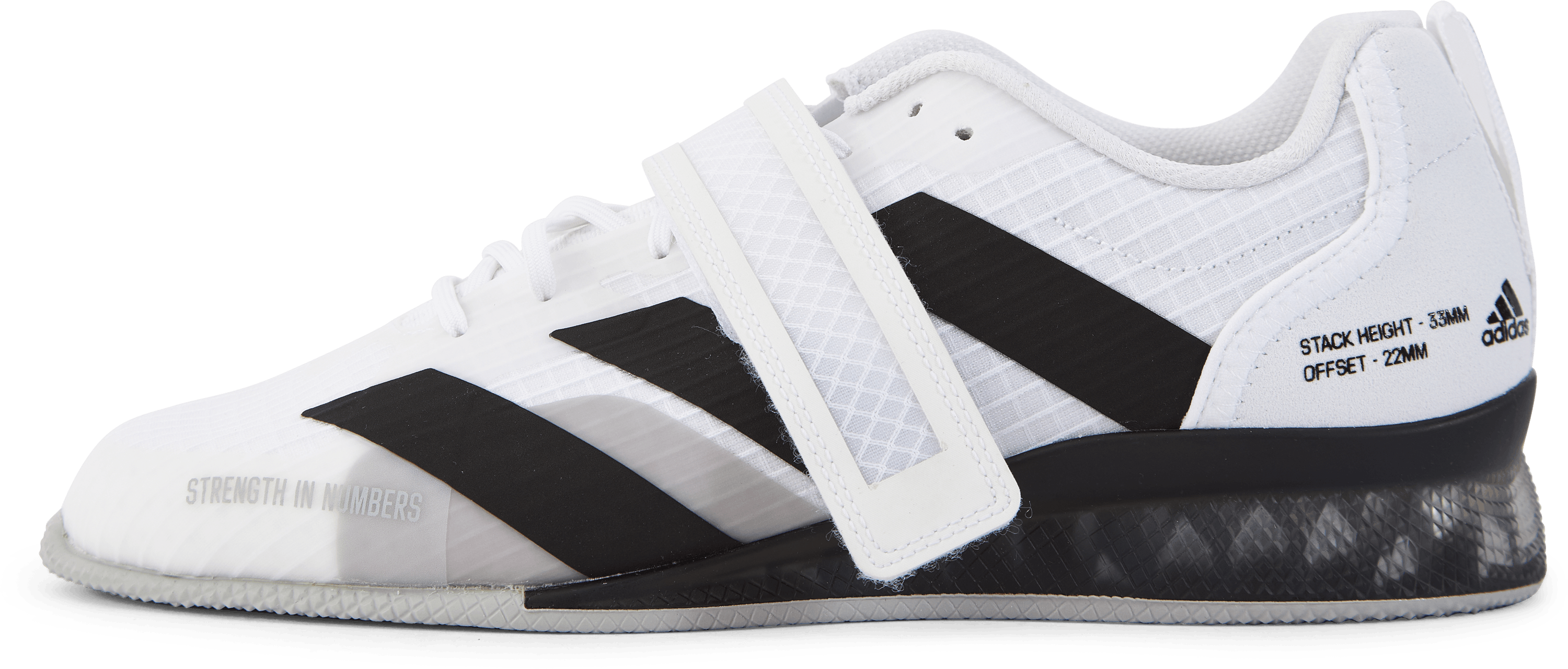 Adipower Weightlifting 3 Shoes Cloud White / Core Black / Grey Two, Unisex, Topánky, Cvičebná obuv, Posilovať, Biely, EU 42