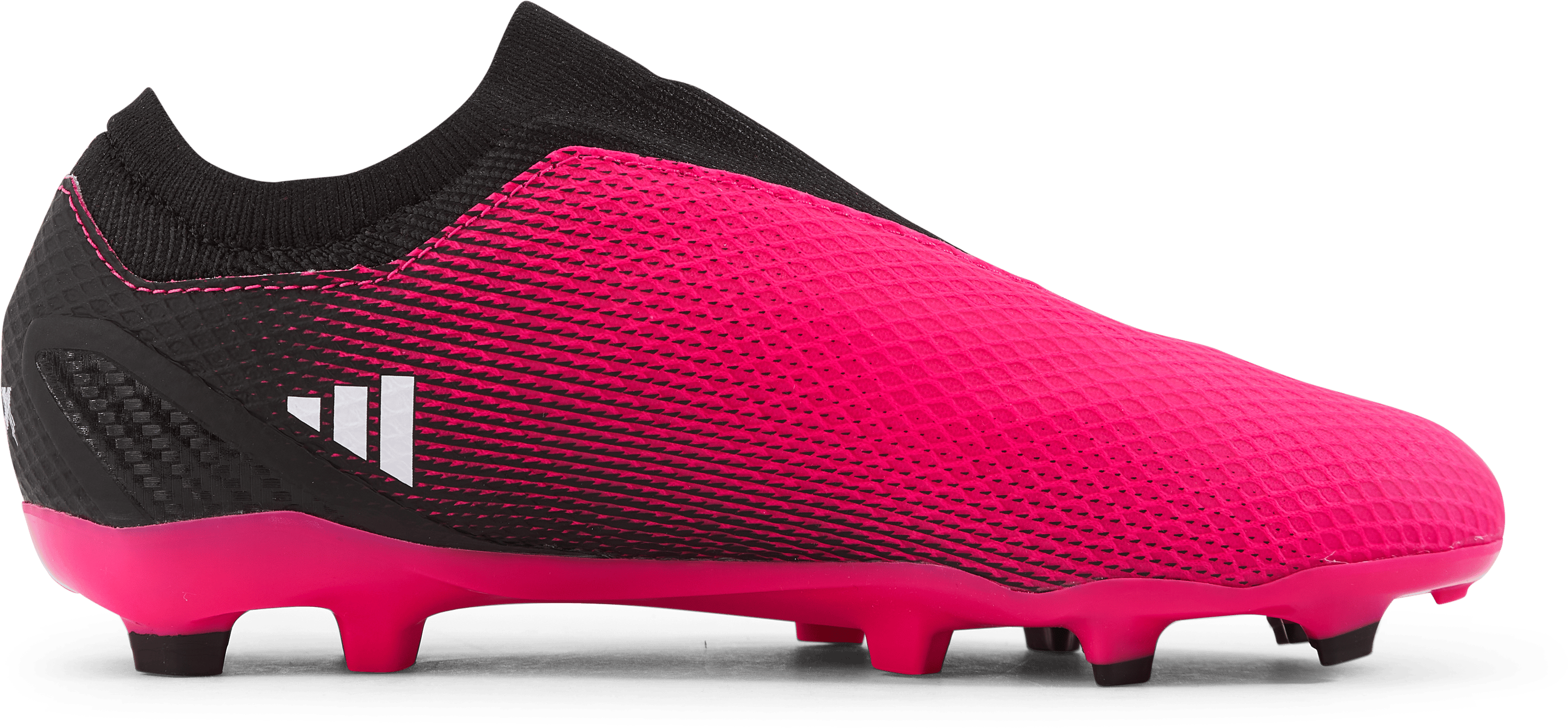 X Speedportal.3 Laceless Firm Ground Boots Team Shock Pink 2 / Zero Metalic / Core Black - Bild 3