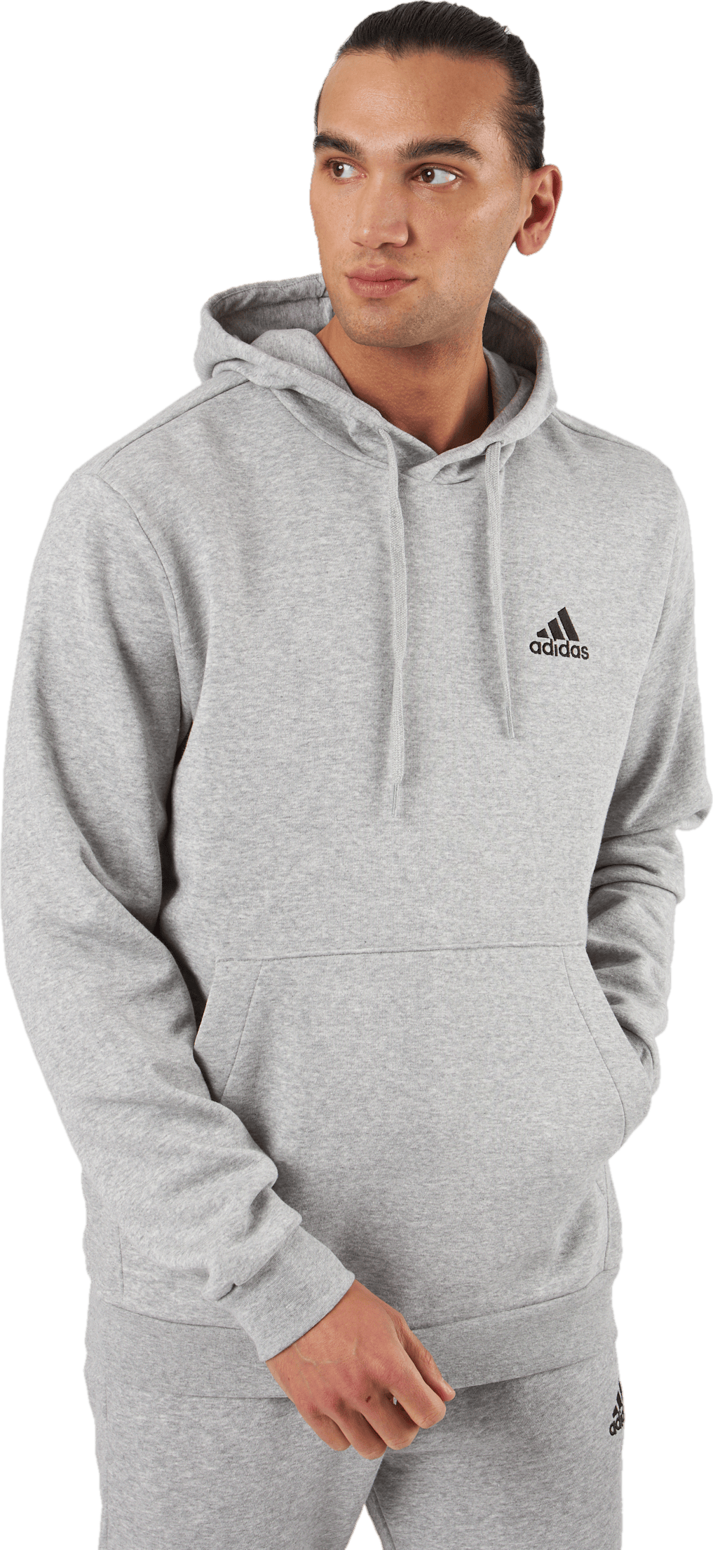 Essentials Fleece Hoodie Medium Grey Heather - Bild 2
