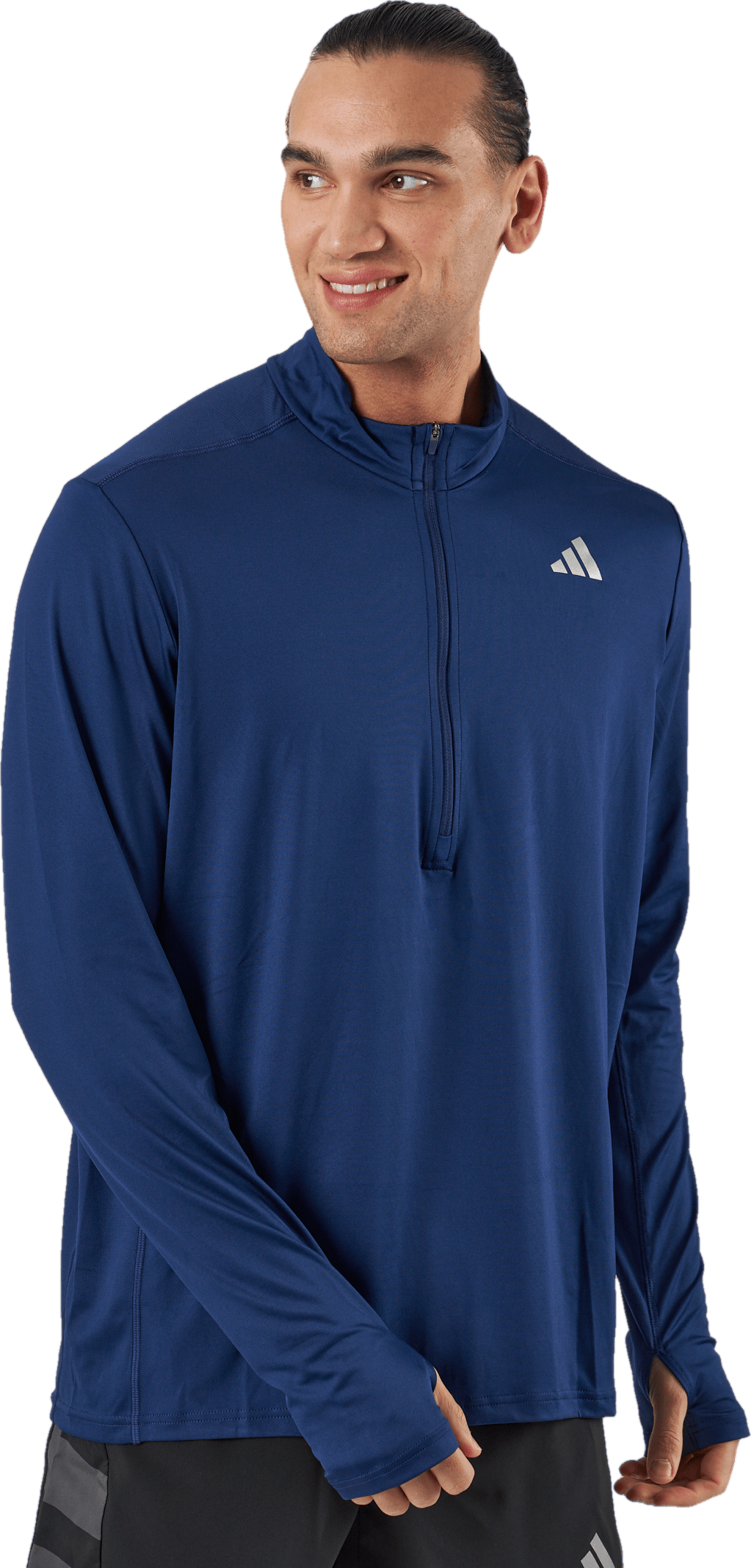 Own the Run 1/2 Zip Long-Sleeve Top Dark Blue