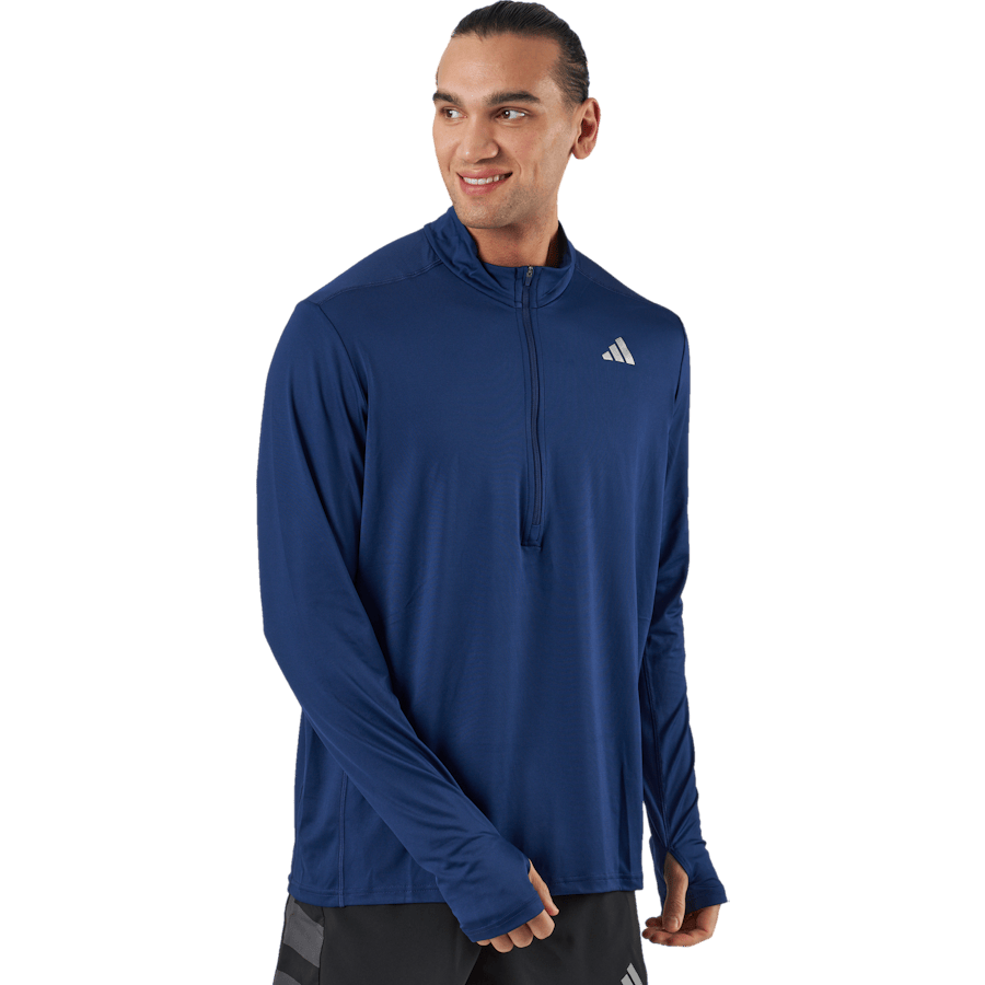 Own the Run 1/2 Zip Long-Sleeve Top Dark Blue