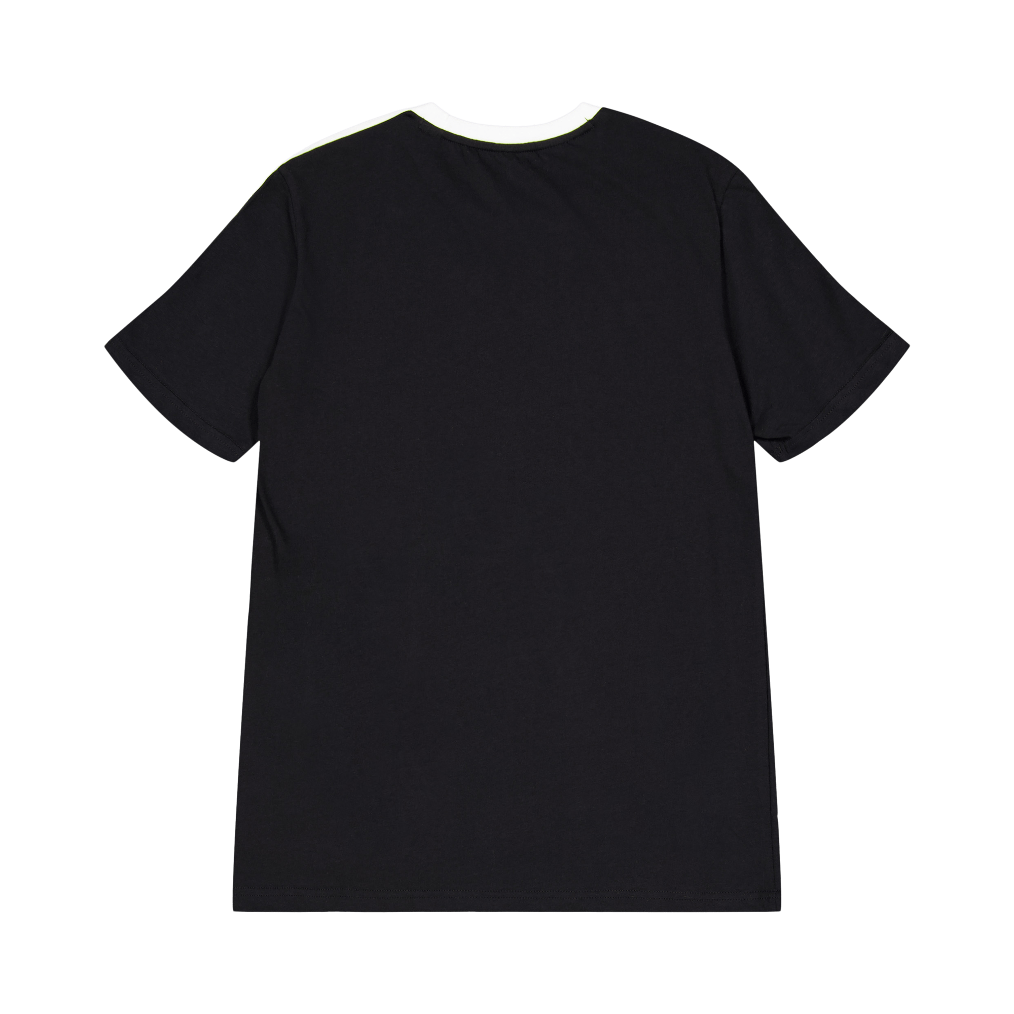 Essentials 3-Stripes Cotton Loose Fit Boyfriend T-Shirt Black - Bild 2