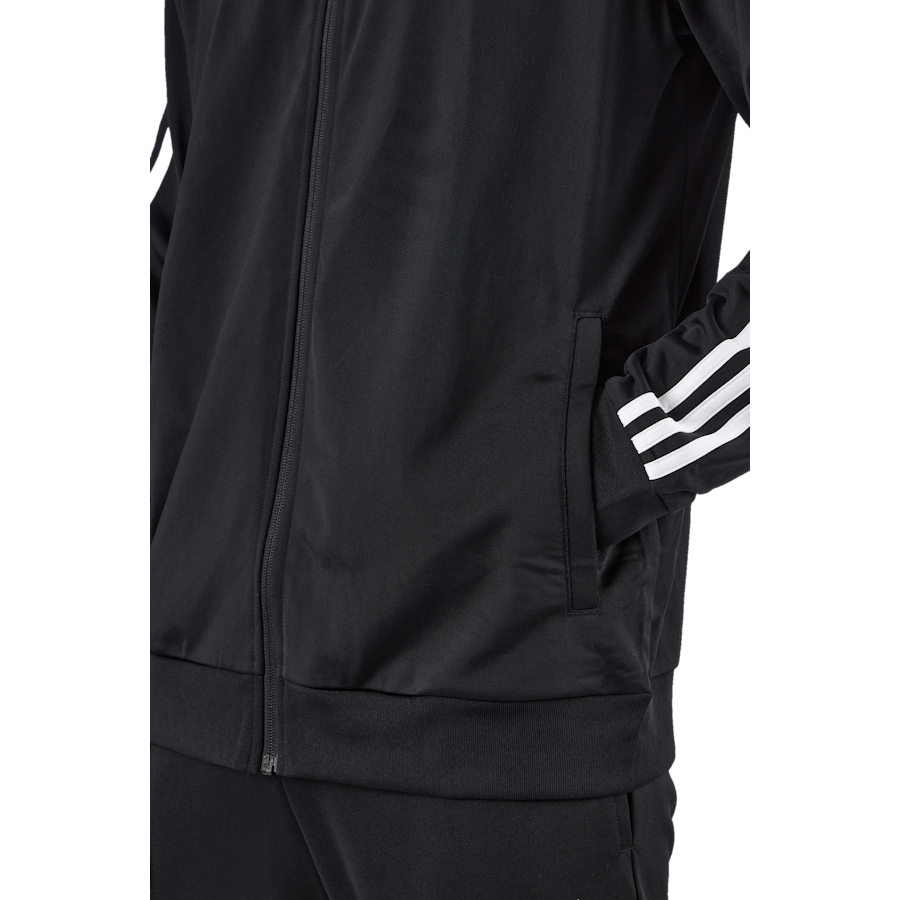 Essentials Warm-Up 3-Stripes Track Top Black - Bild 5